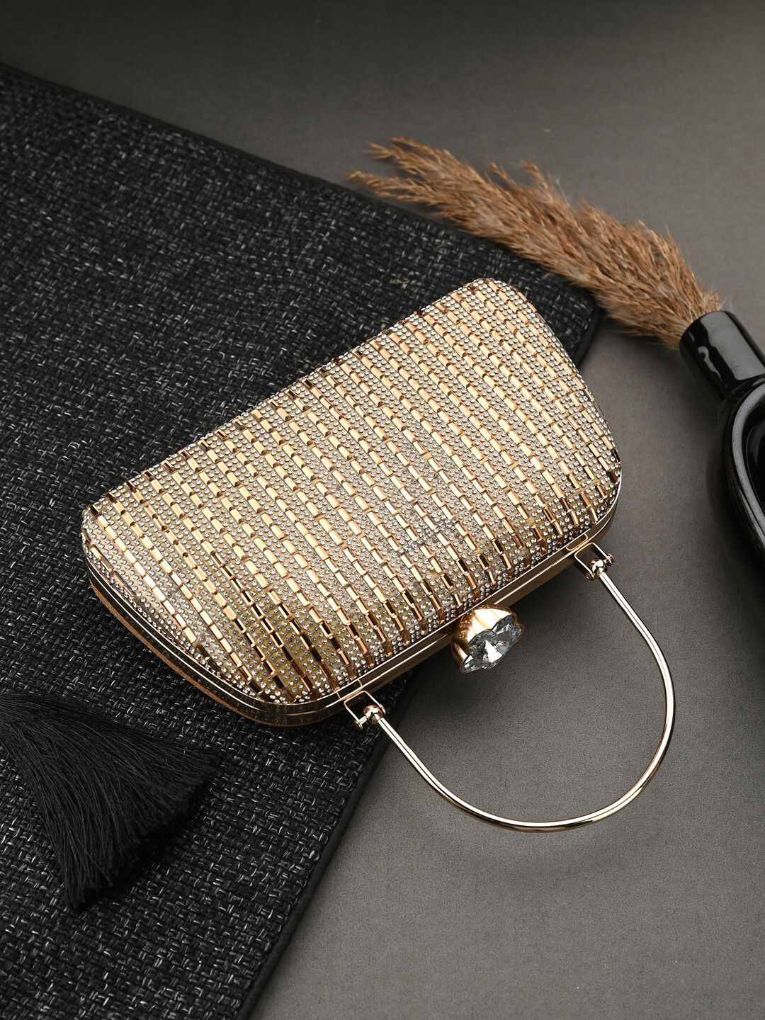 d'vine luxe Party Gold Clutch-picture-23
