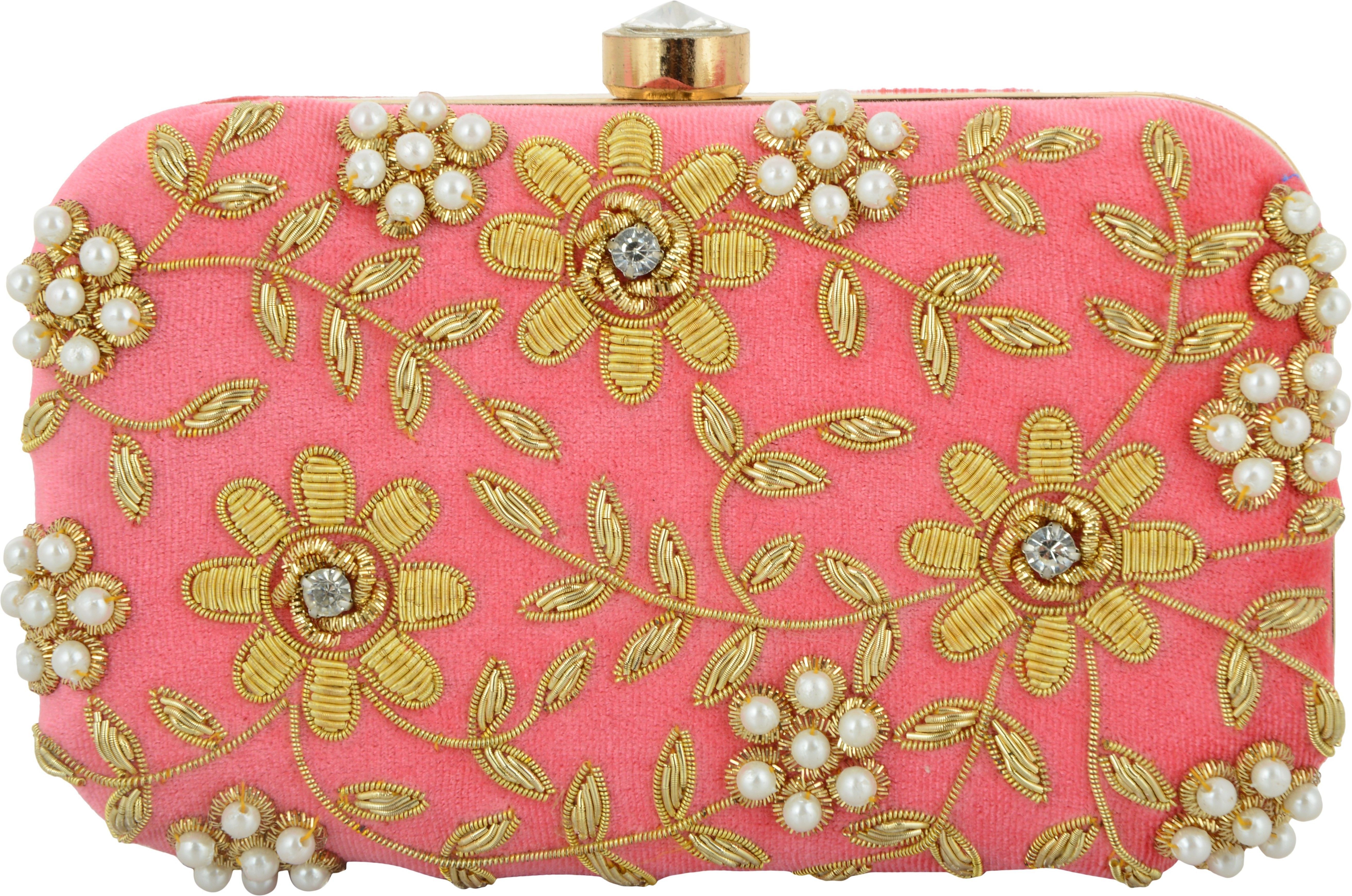 tooba handicraft Party Multicolor Clutch-picture-17