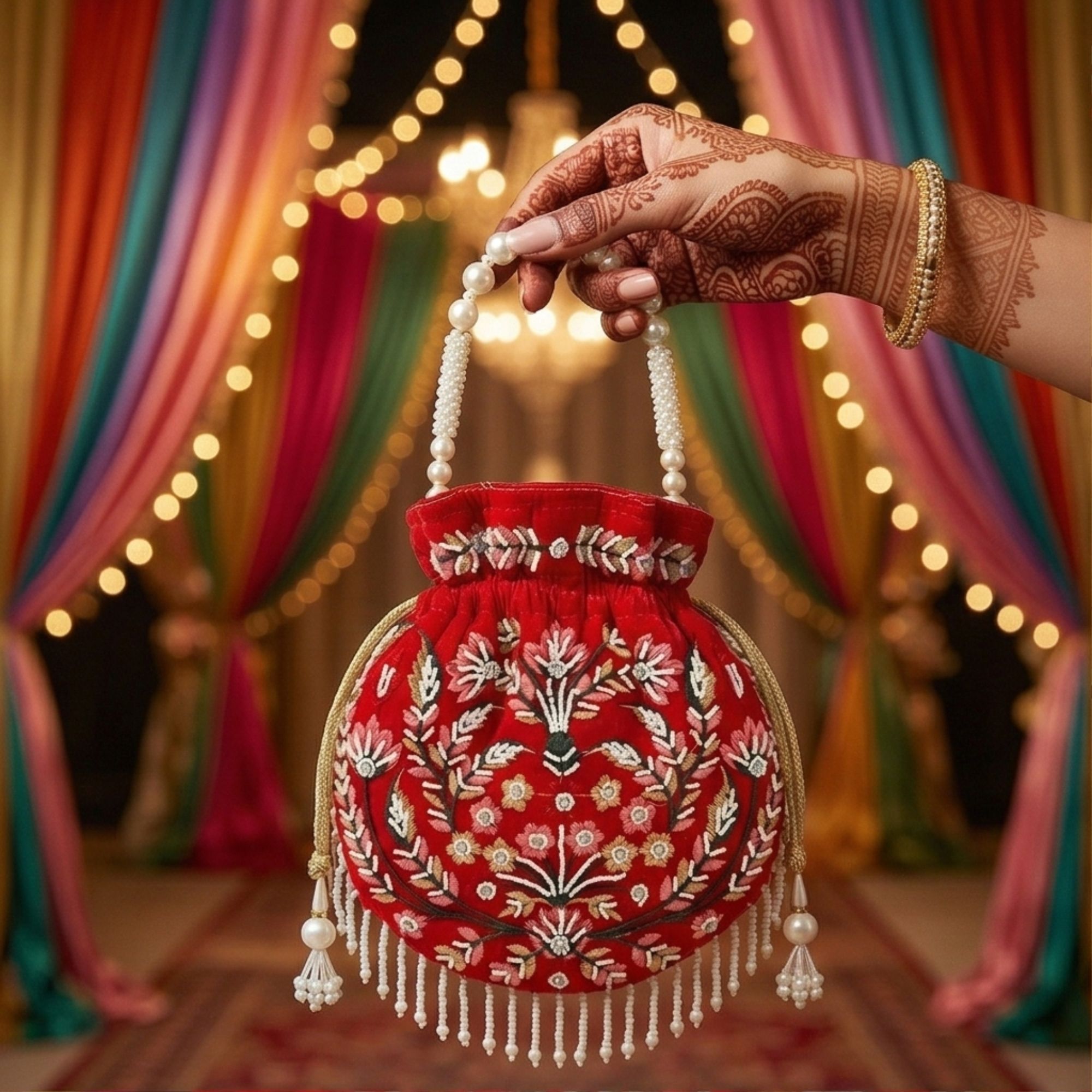 yelona Party, Casual, Party Red Clutch-picture-22