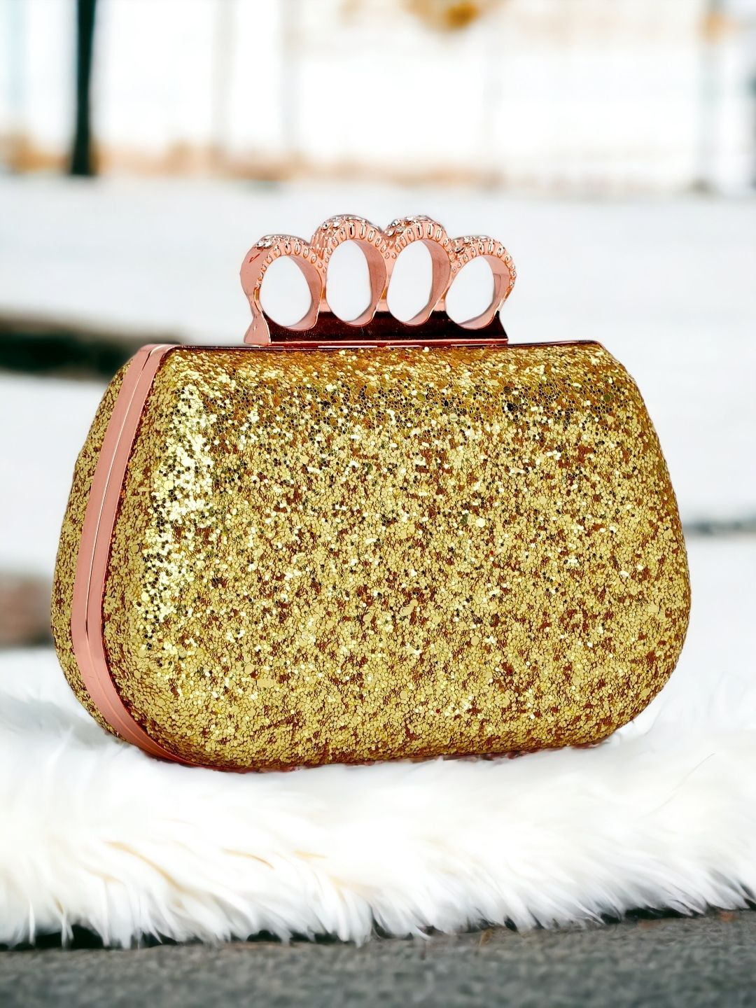 tooba handicraft Party Multicolor Clutch-picture-24