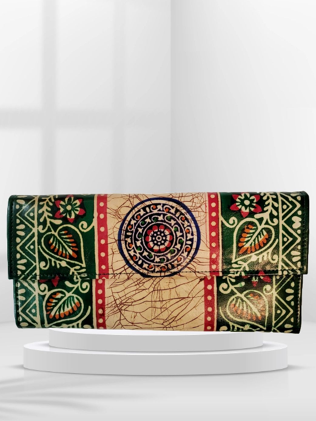 Casual Green Clutch-image-6