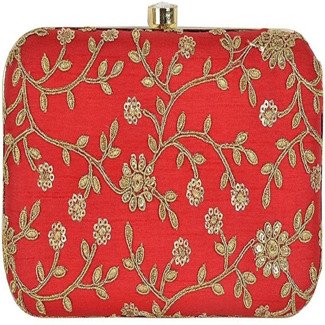 Casual Red Clutch-image-23