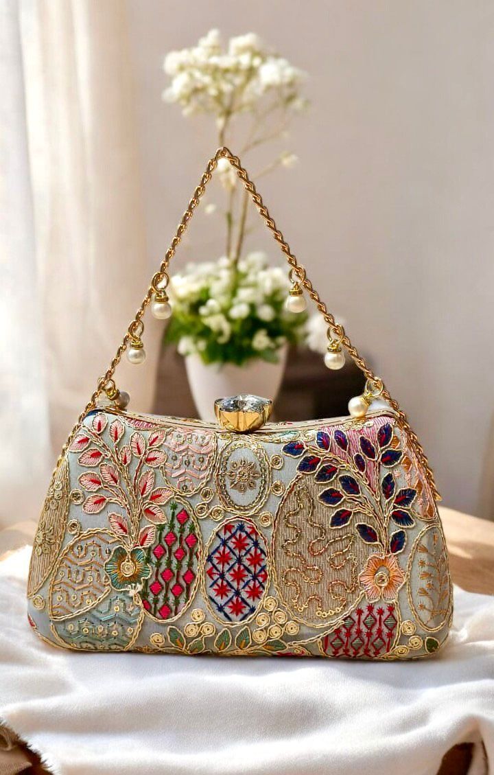 Party Grey Clutch-image-45