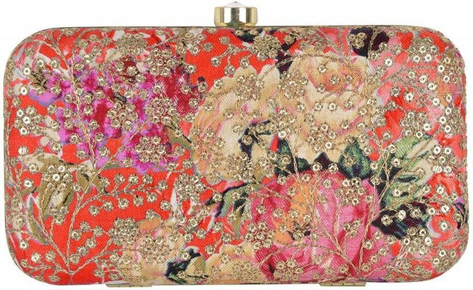 tooba handicraft Party, Casual Multicolor Clutch-picture-15