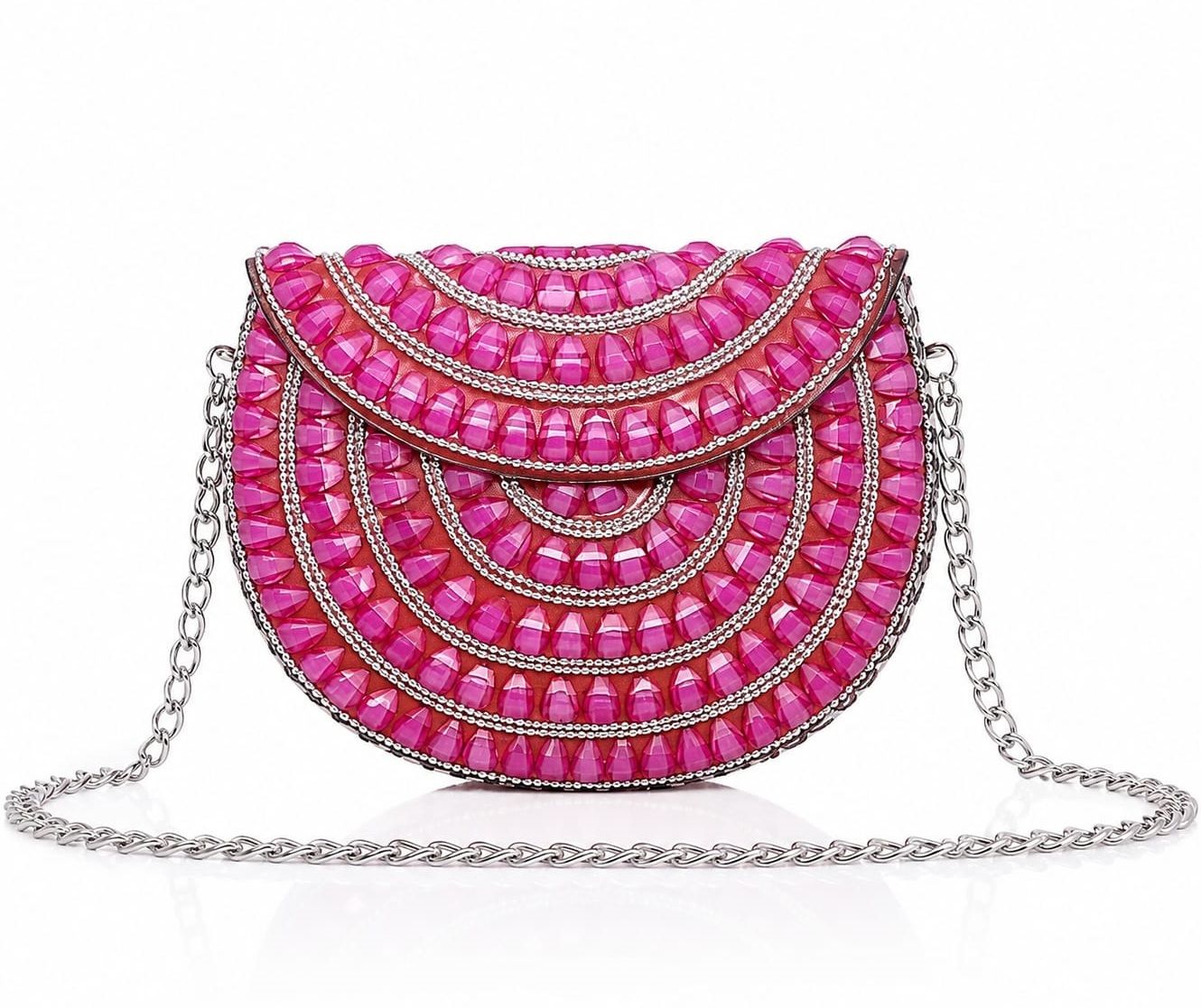 asad Party Pink Clutch-picture-43
