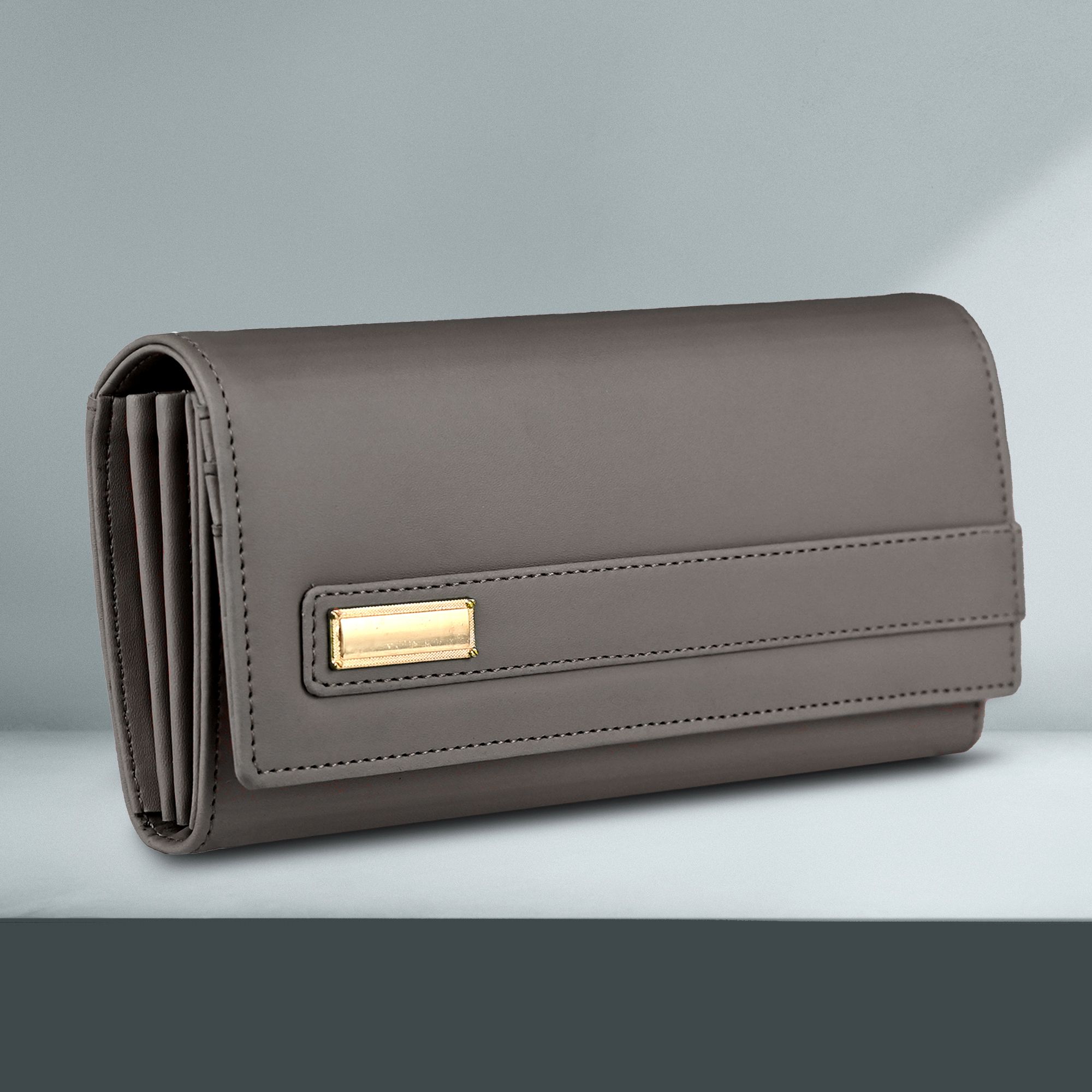 Party, Casual, Formal Grey Clutch-image-44