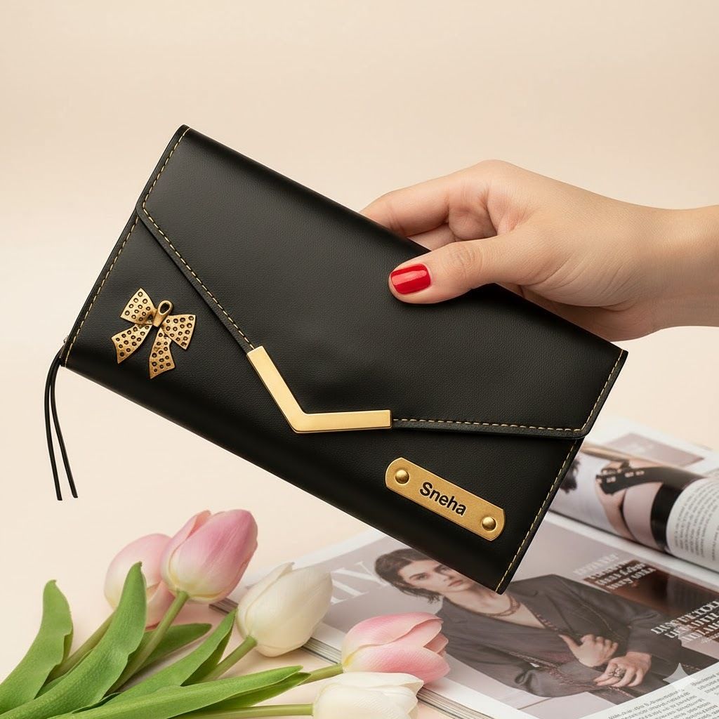 Casual, Formal Black Clutch