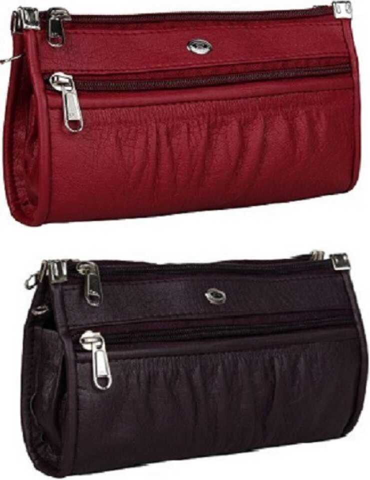 skyx Casual, Formal, Party Black, MaroonClutch-picture-27