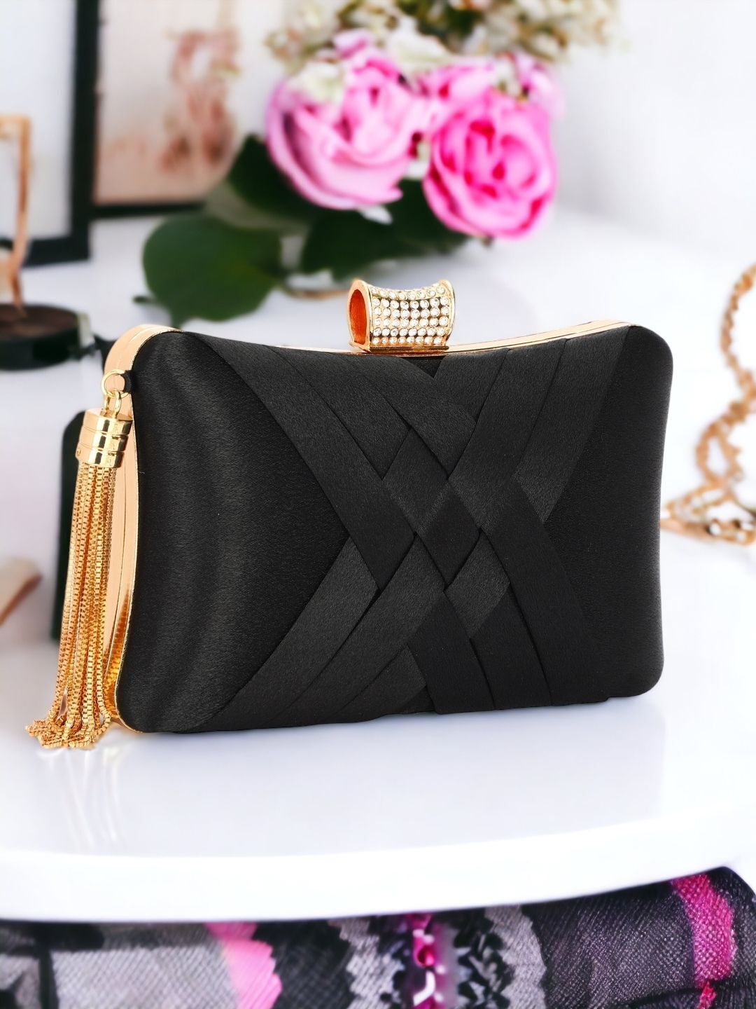 tooba handicraft Party Multicolor Clutch-picture-40
