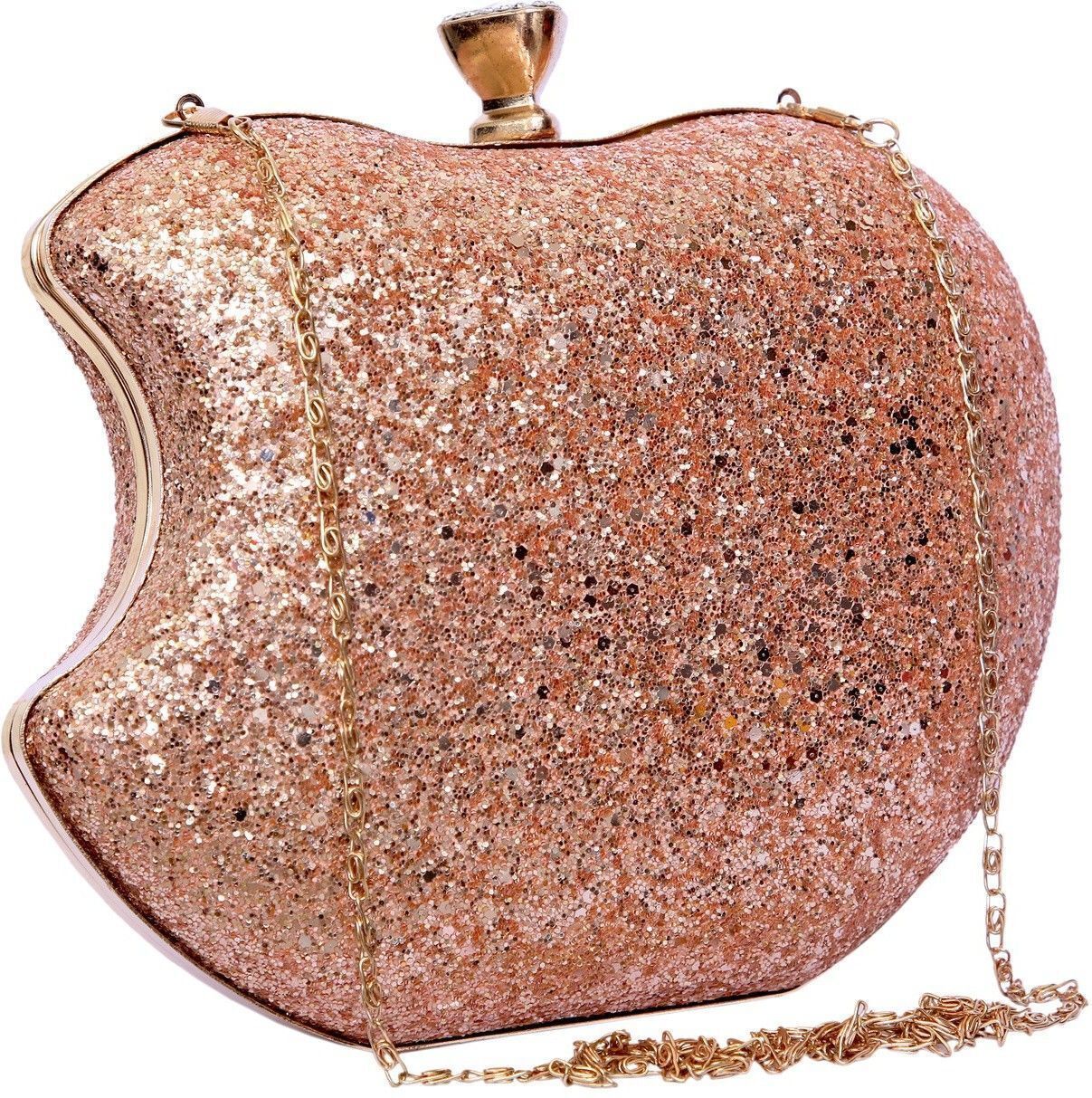 tooba handicraft Party Multicolor, Gold Clutch-picture-28