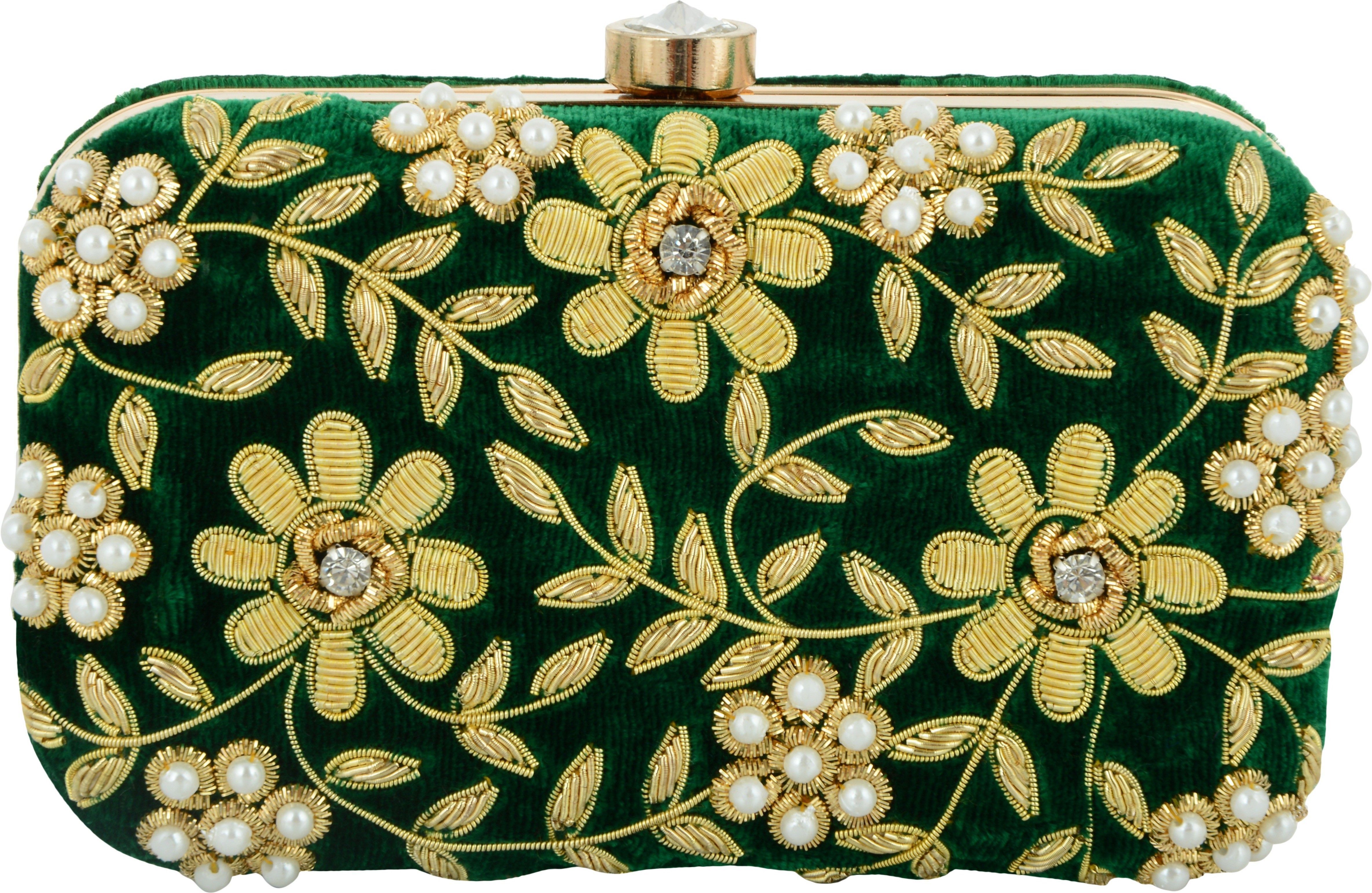 tooba handicraft Party Multicolor Clutch-picture-33