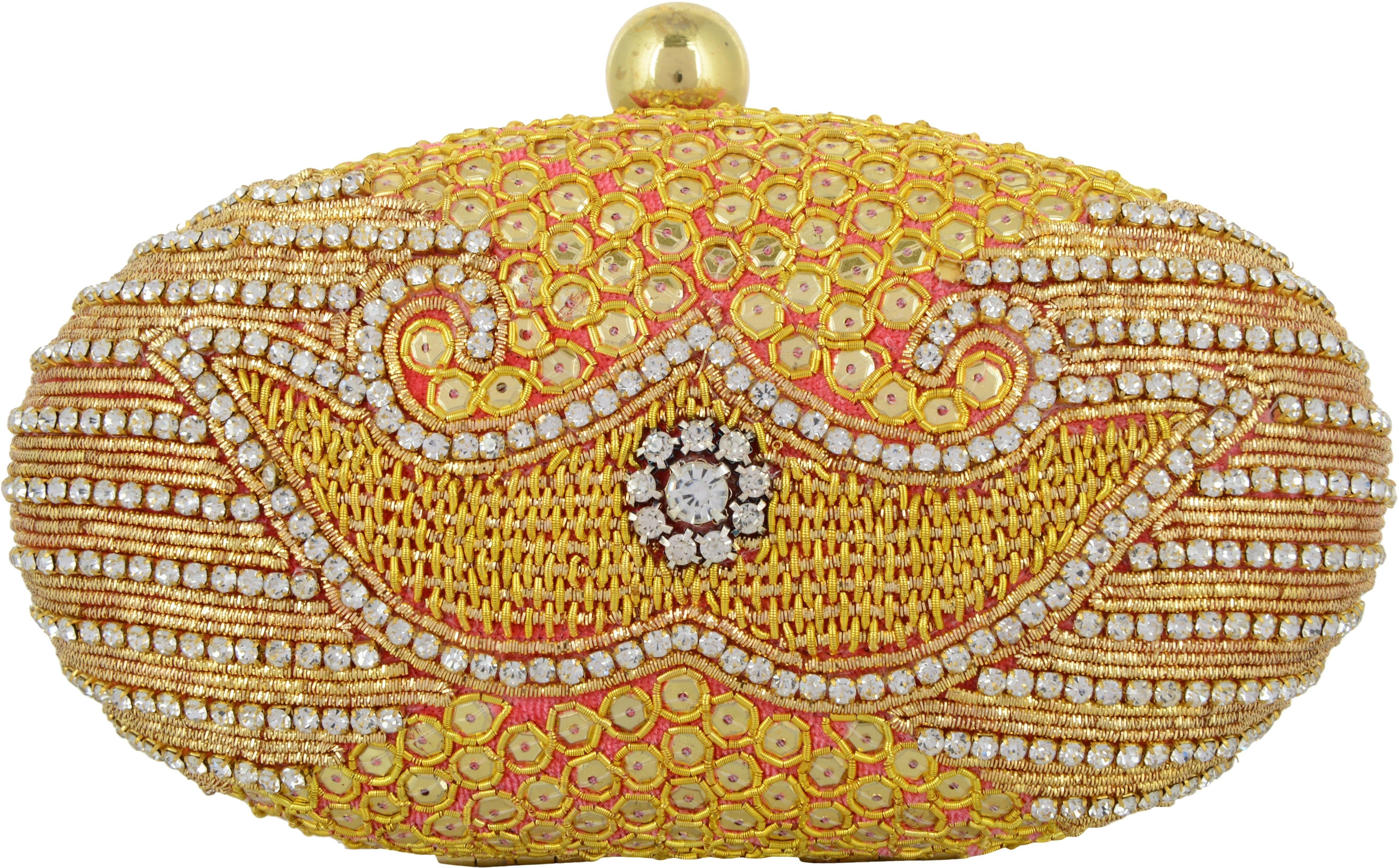 tooba handicraft Party Multicolor Clutch-picture-35