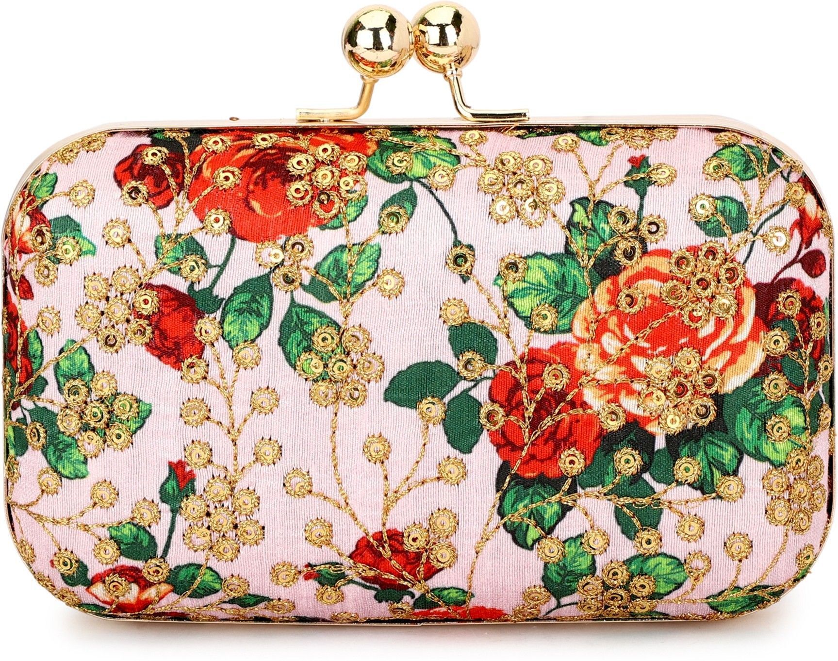 Party Pink, Multicolor Clutch-image-34