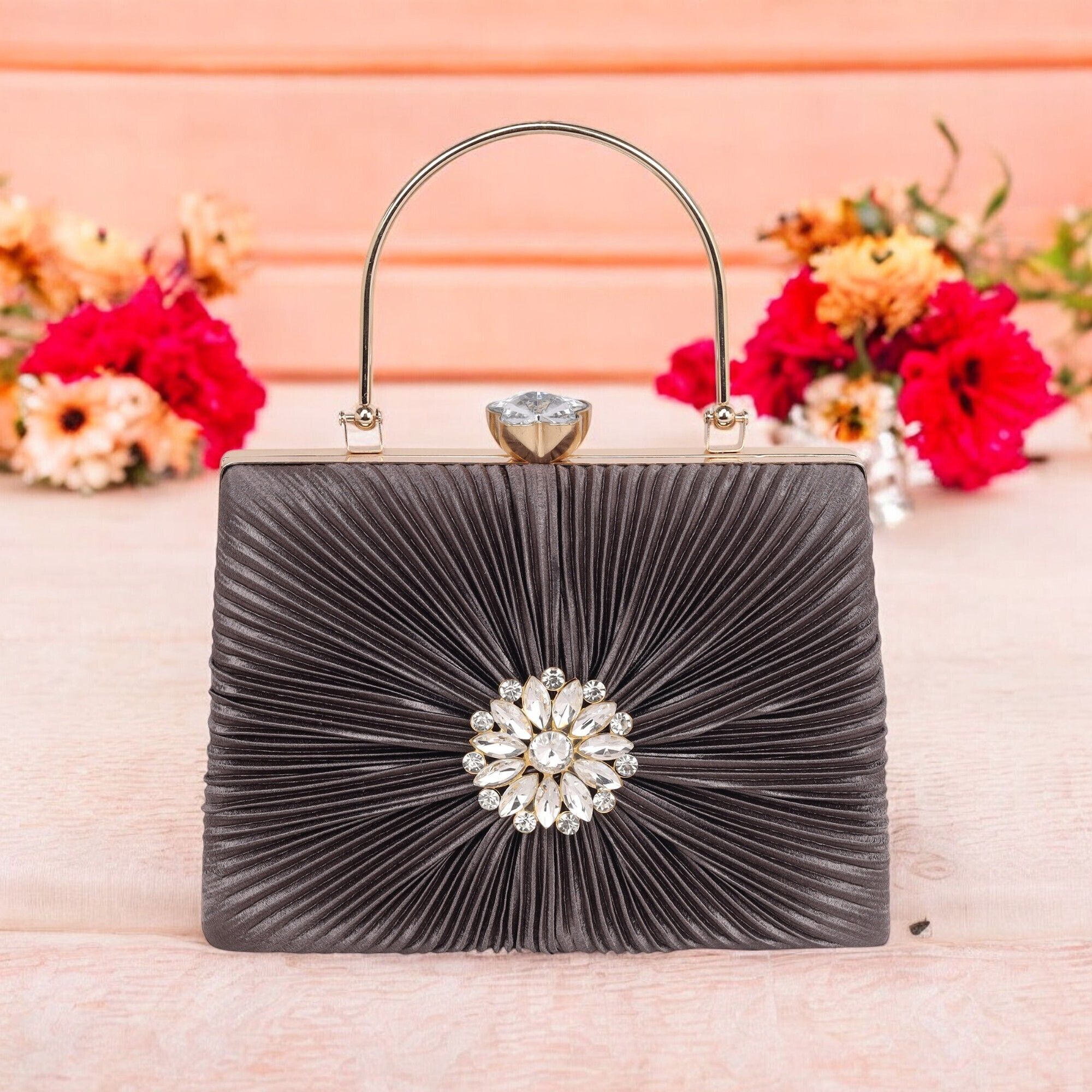 falcon bag Formal, Party, Casual Grey Clutch-picture-18