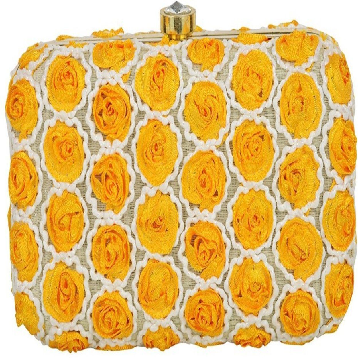 Casual Yellow Clutch-image-25