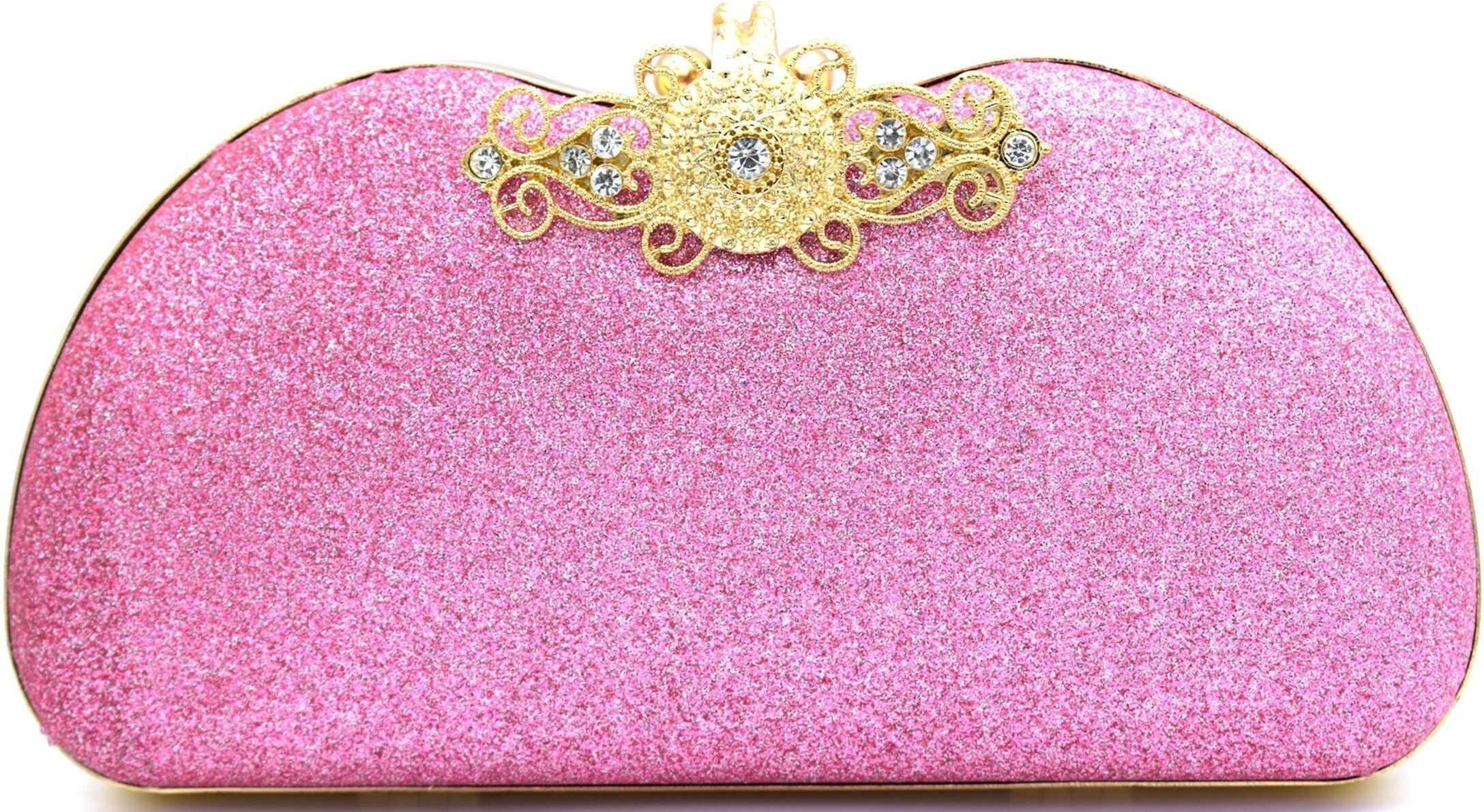 tooba handicraft Party Pink Clutch-picture-36