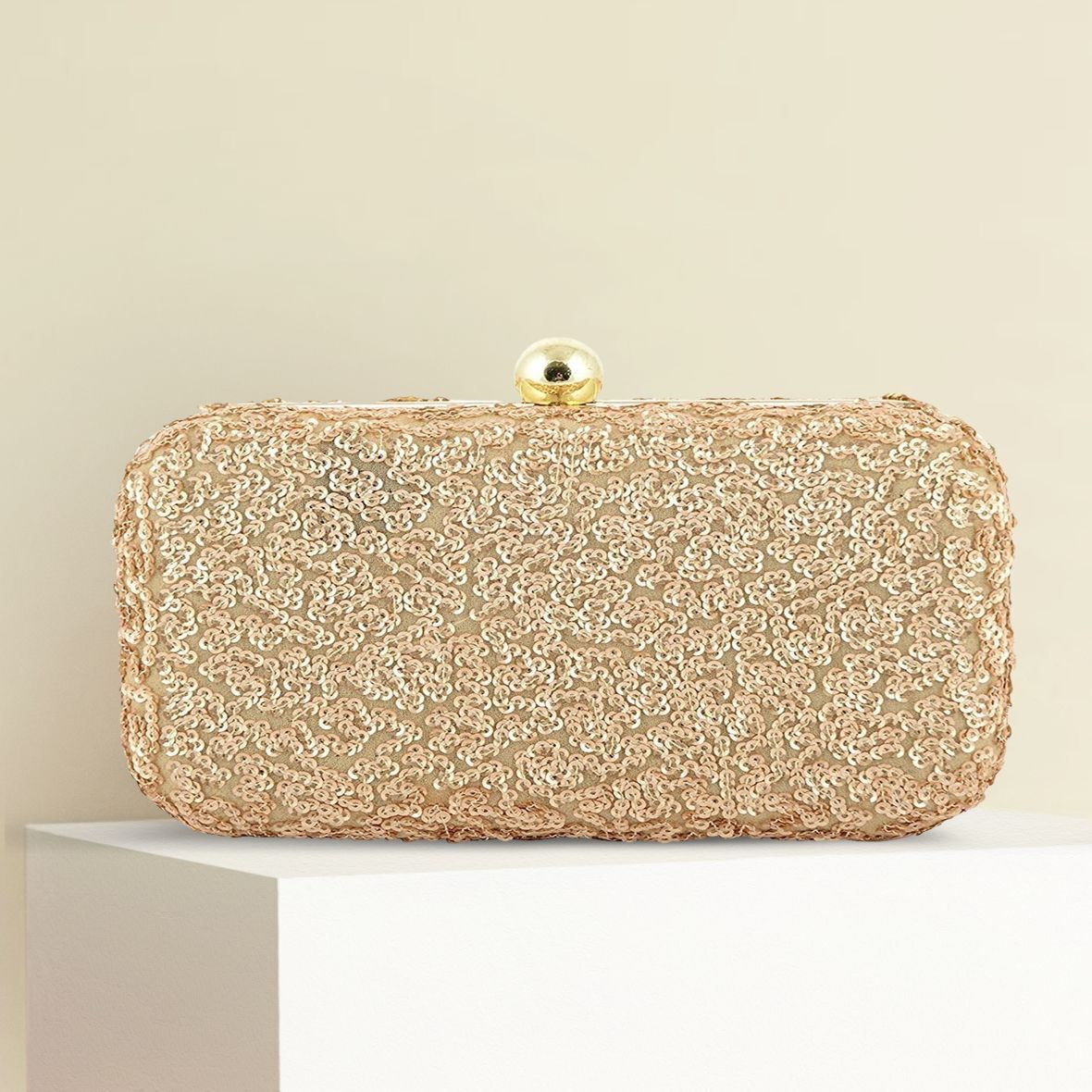 Casual Gold Clutch-image-13