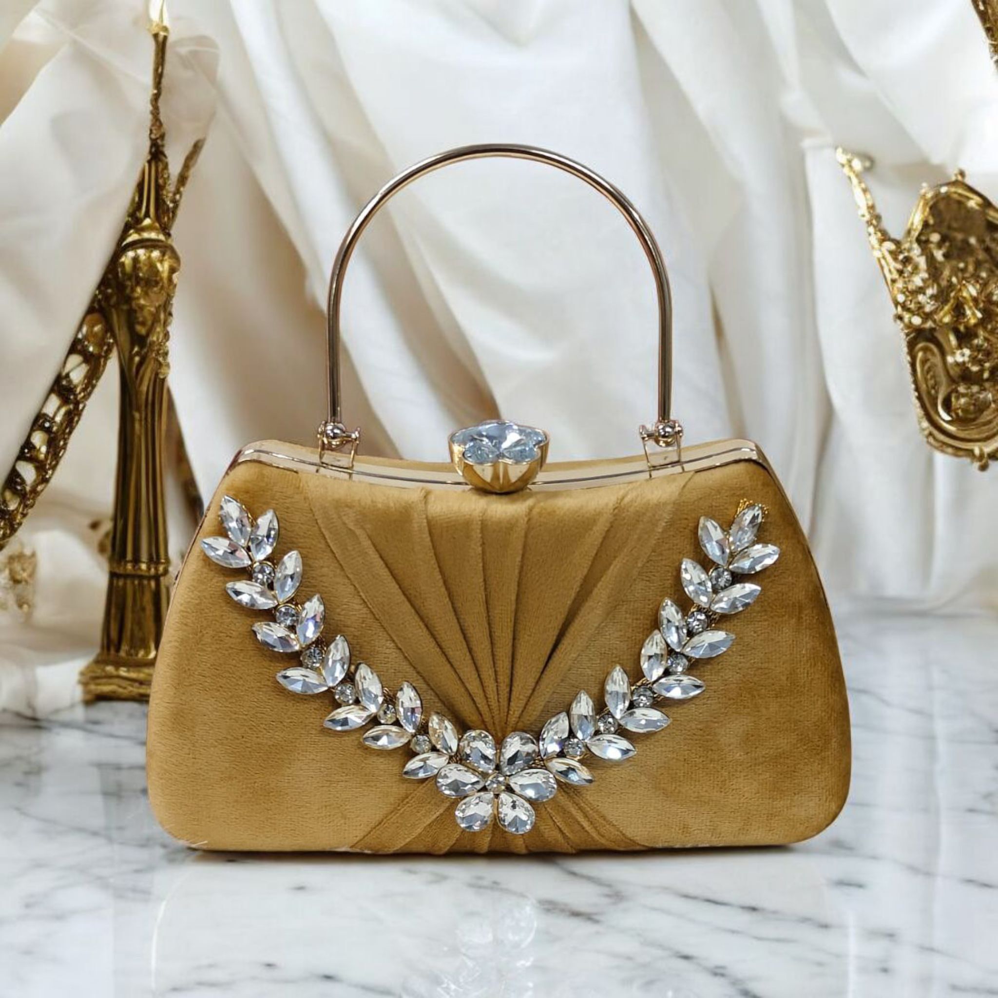 Party Brown Clutch-image-30