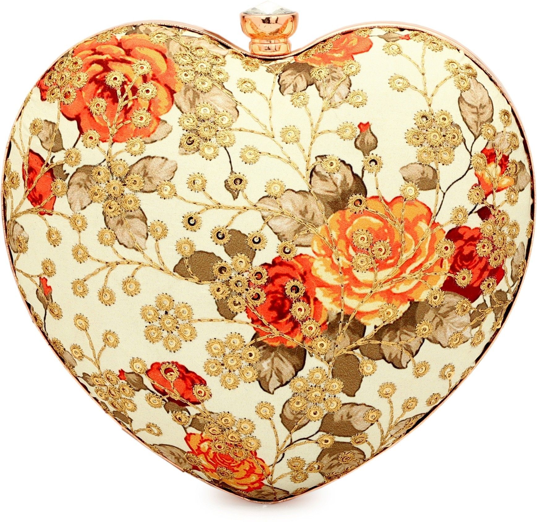 tooba handicraft Party Beige, Multicolor Clutch-picture-18