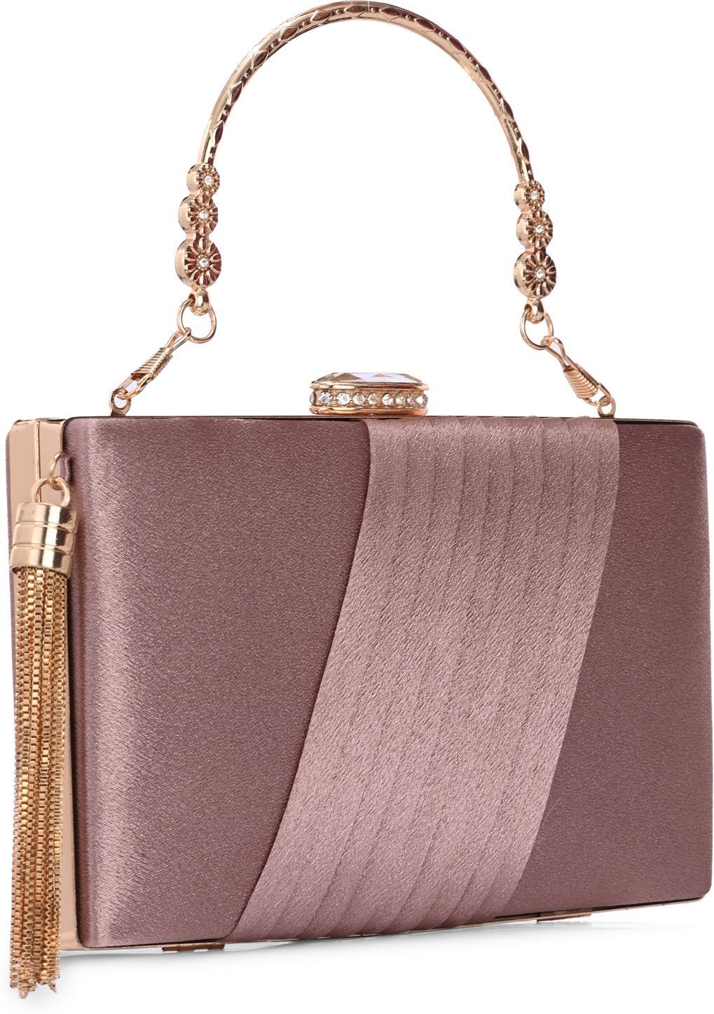 tooba handicraft Party Pink Clutch-picture-37