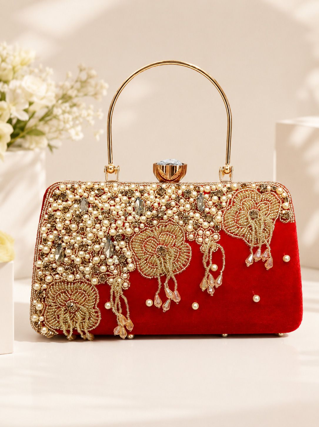 Party Red Clutch-image-40