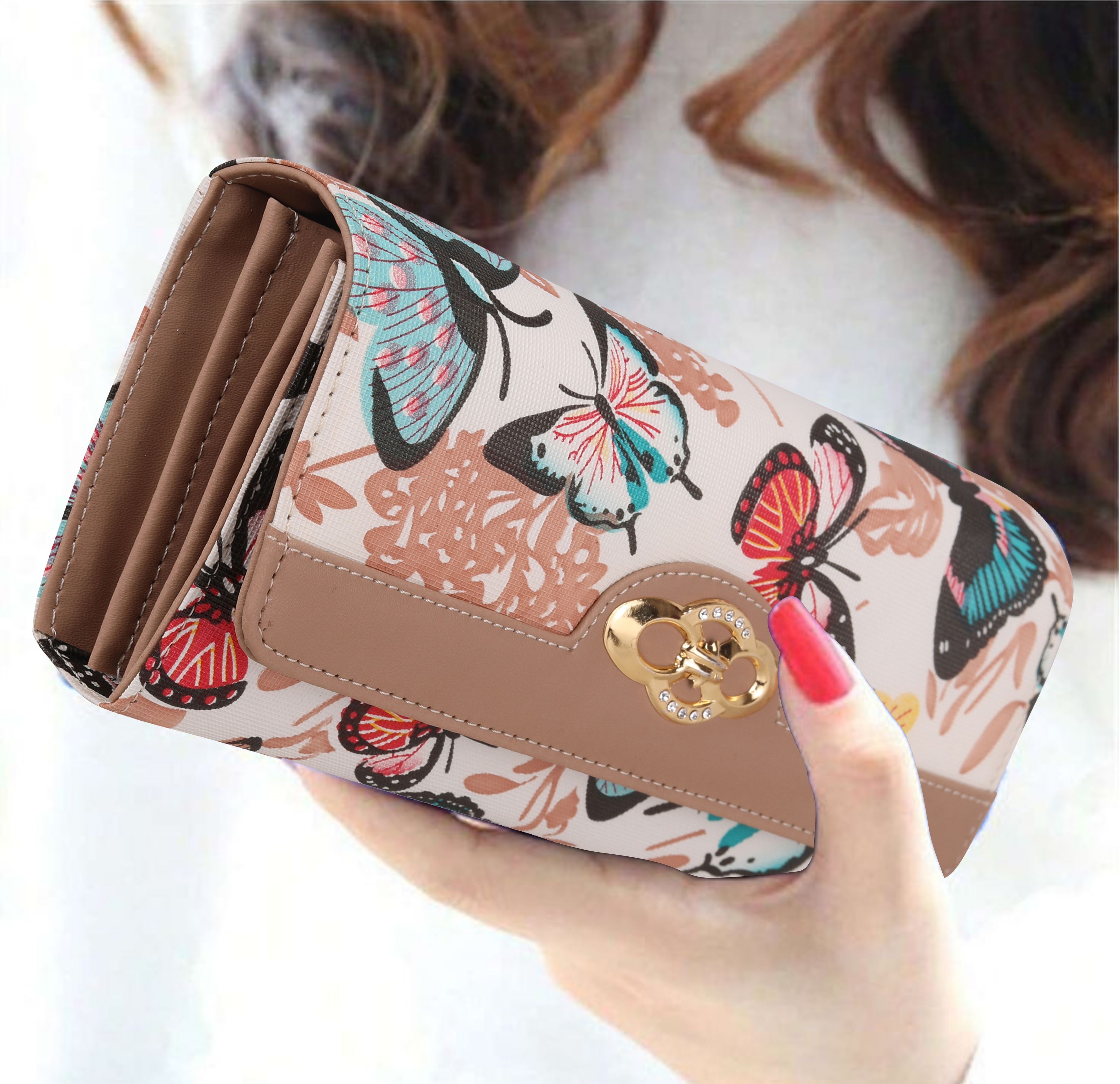 ventro Casual, Formal, Party Beige Clutch-picture-21