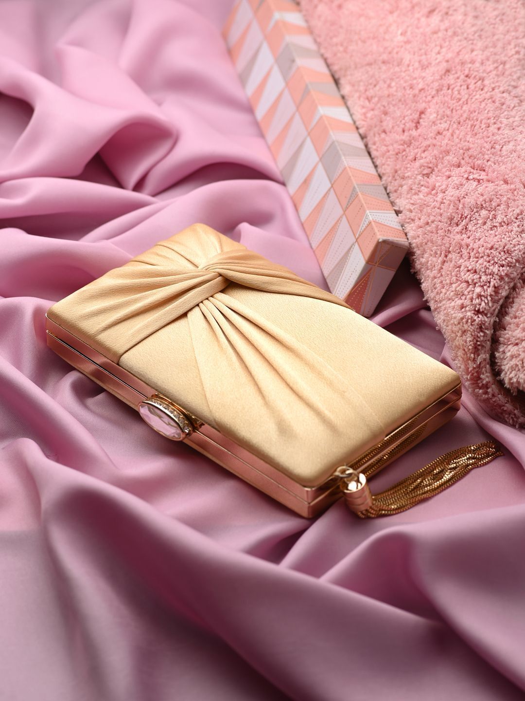 Party Beige Clutch-image-8
