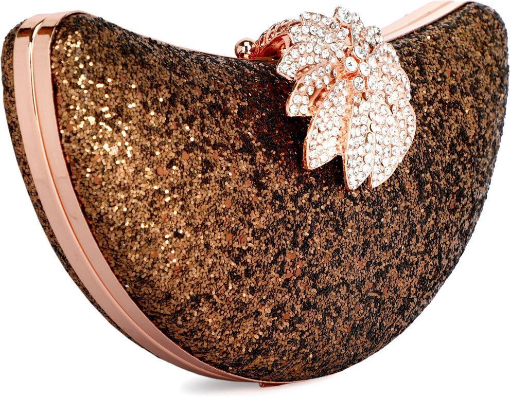 tooba handicraft Party Gold Clutch-picture-17