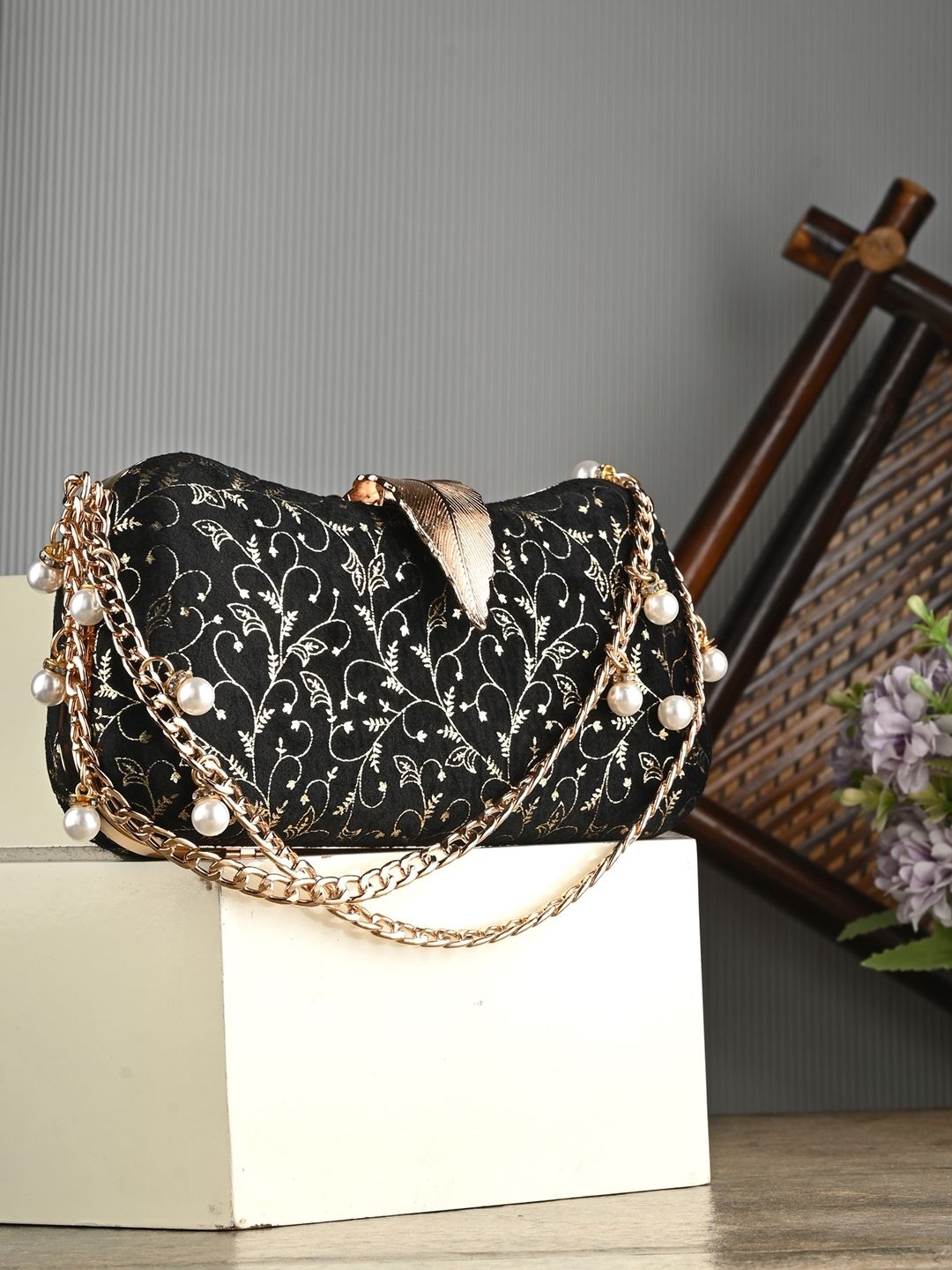 toobacraft Party Black, Yellow Clutch-picture-22