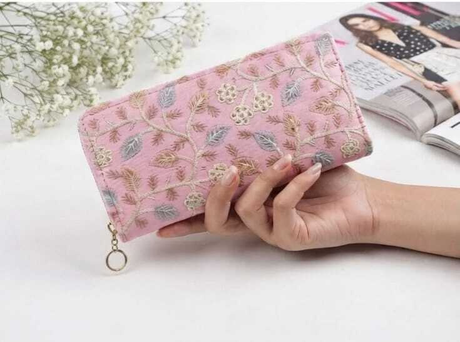 Party, Formal, Casual Pink Clutch-image-7