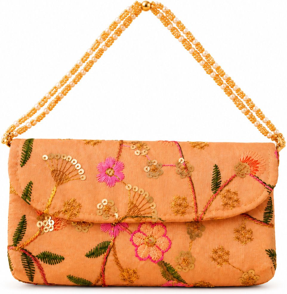 Casual Peach Clutch-image-0