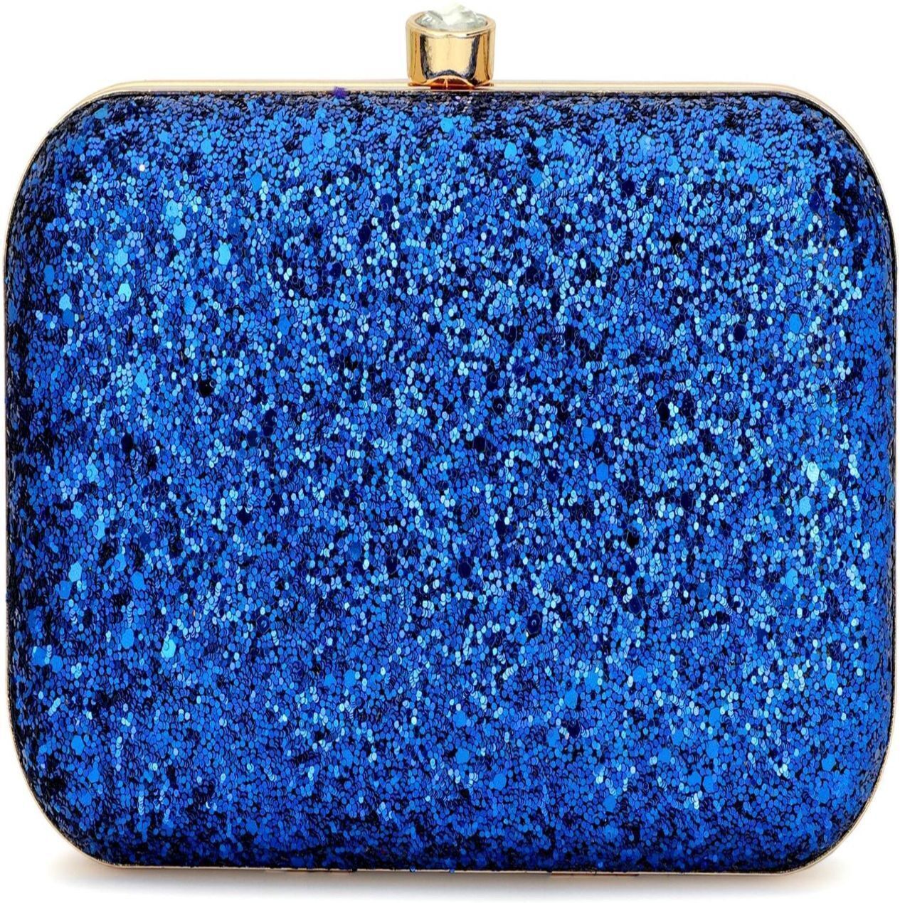 tooba handicraft Party Blue Clutch-picture-16