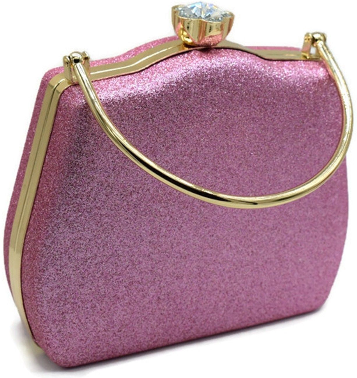 tooba handicraft Party Pink Clutch-picture-38