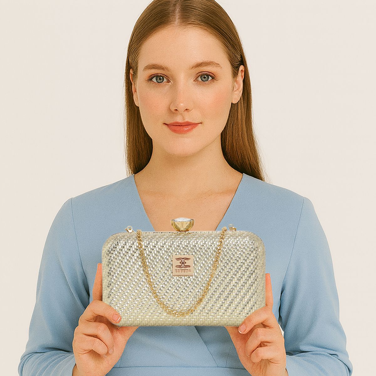 esbeda Party Gold Clutch-picture-22