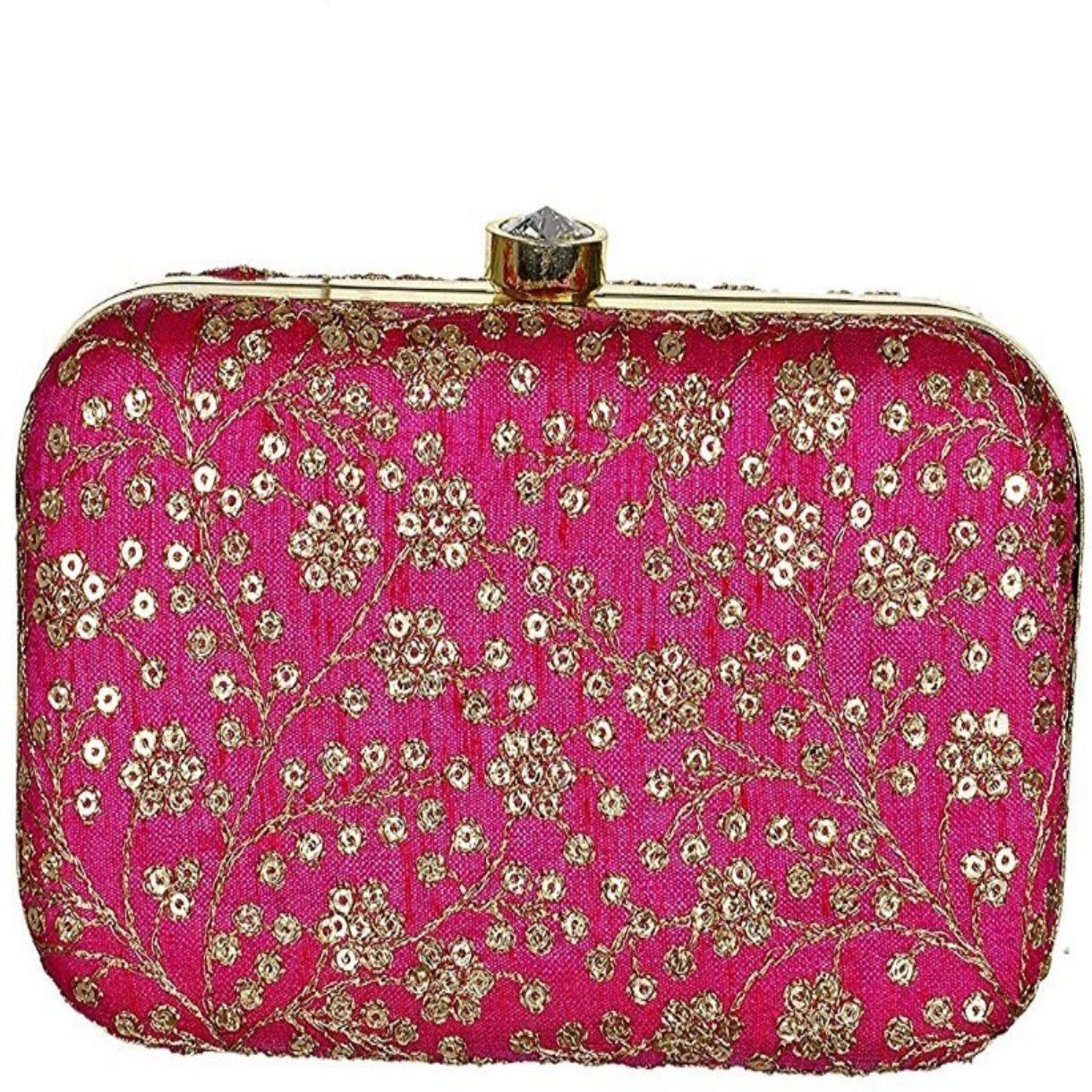 tooba handicraft Party Multicolor Clutch-picture-34