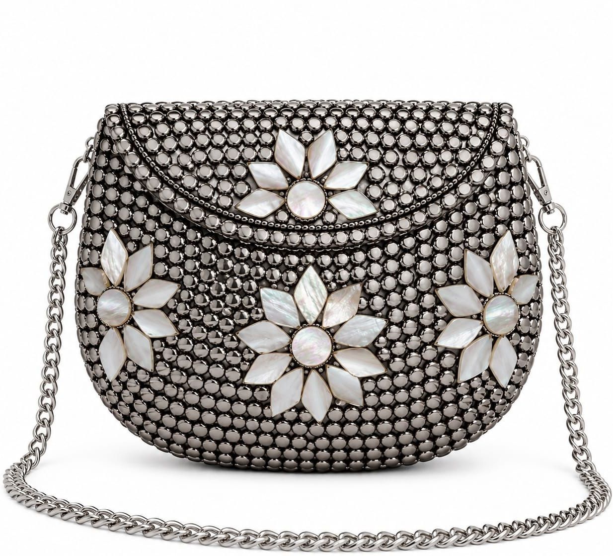 asad Party Silver Clutch-picture-32