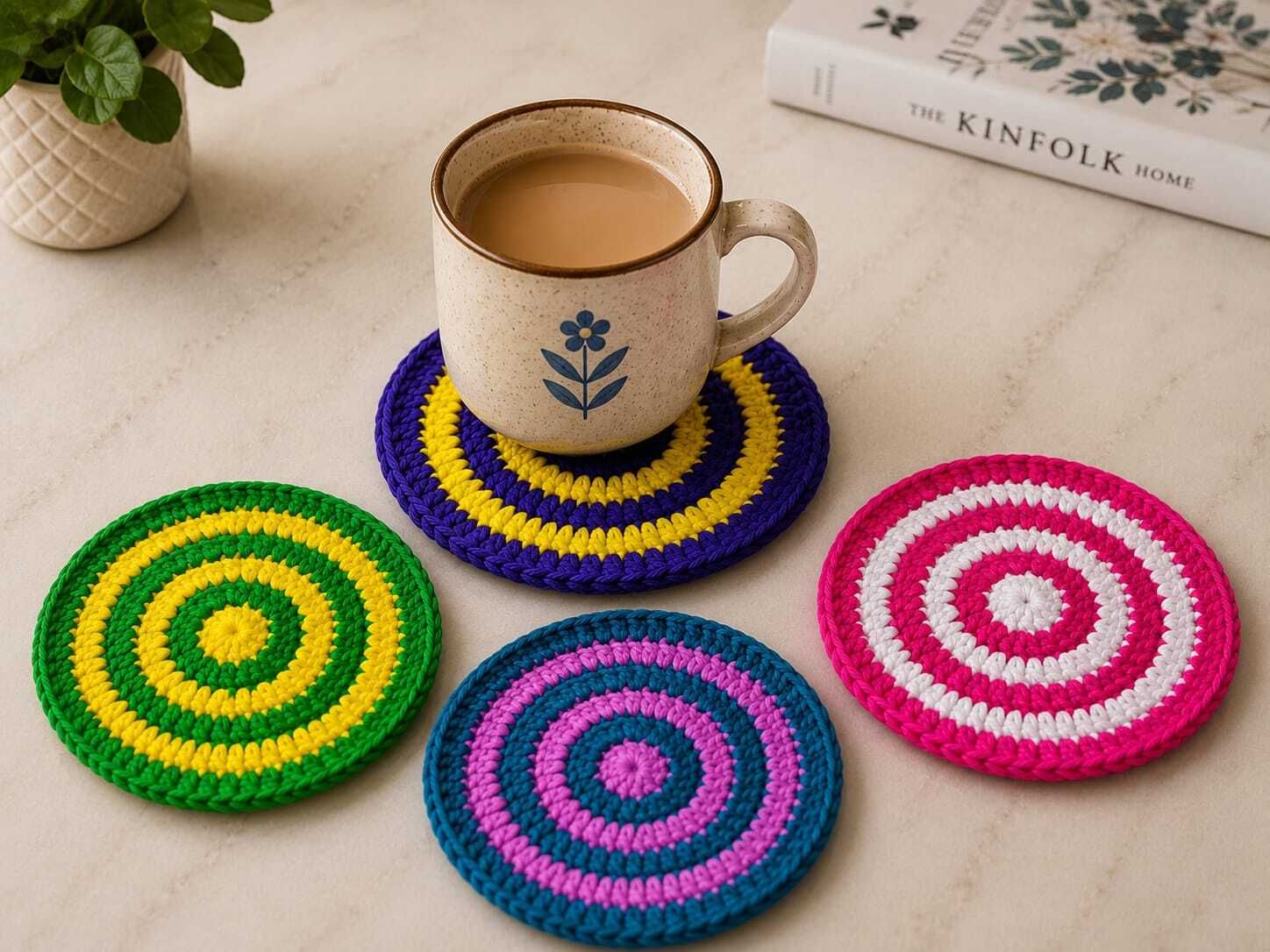 roy's fashoin Round Woolen Coaster-picture-35