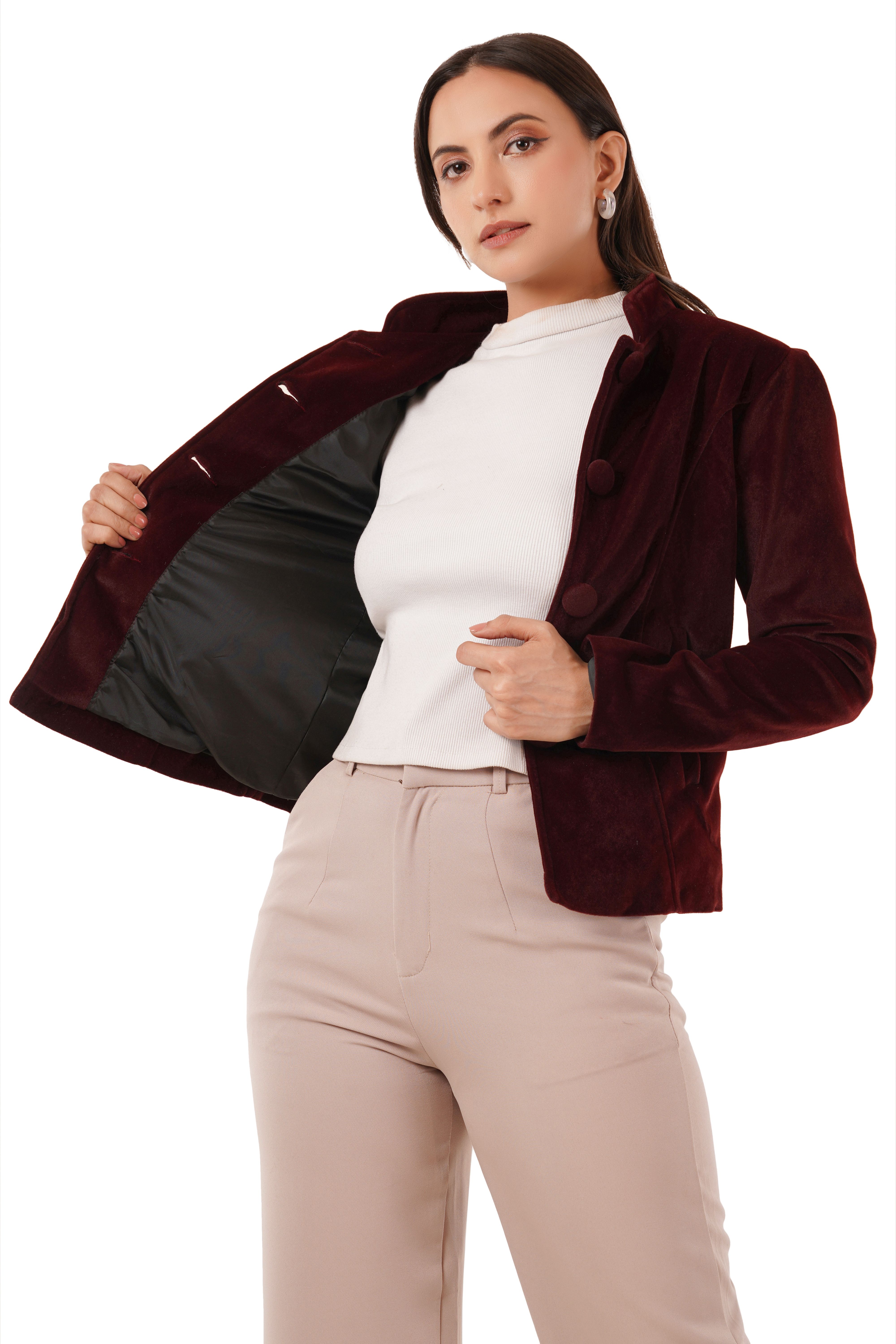 Velvet Coat For Women