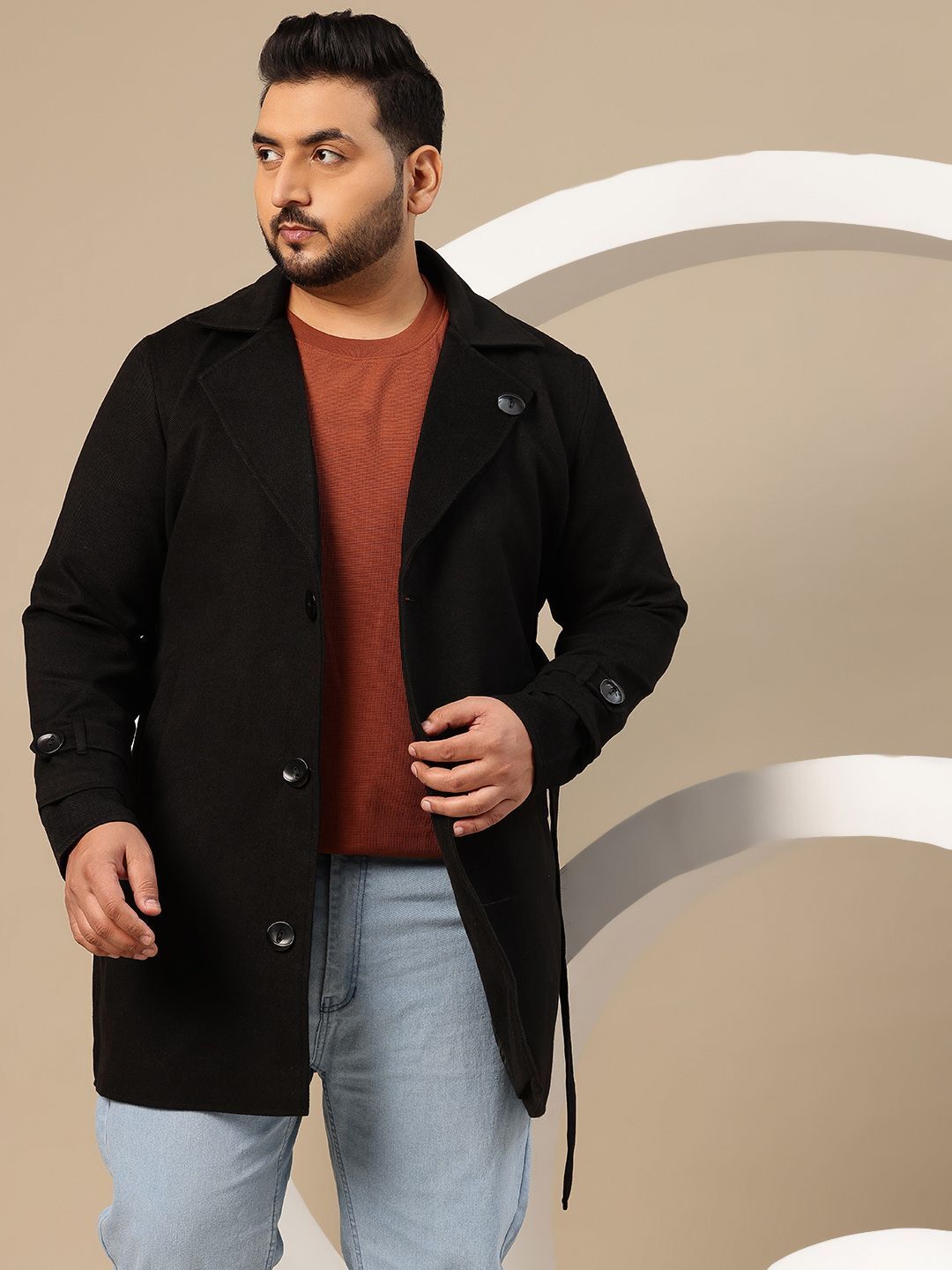 sztori Polyester Coat For Men-picture-19