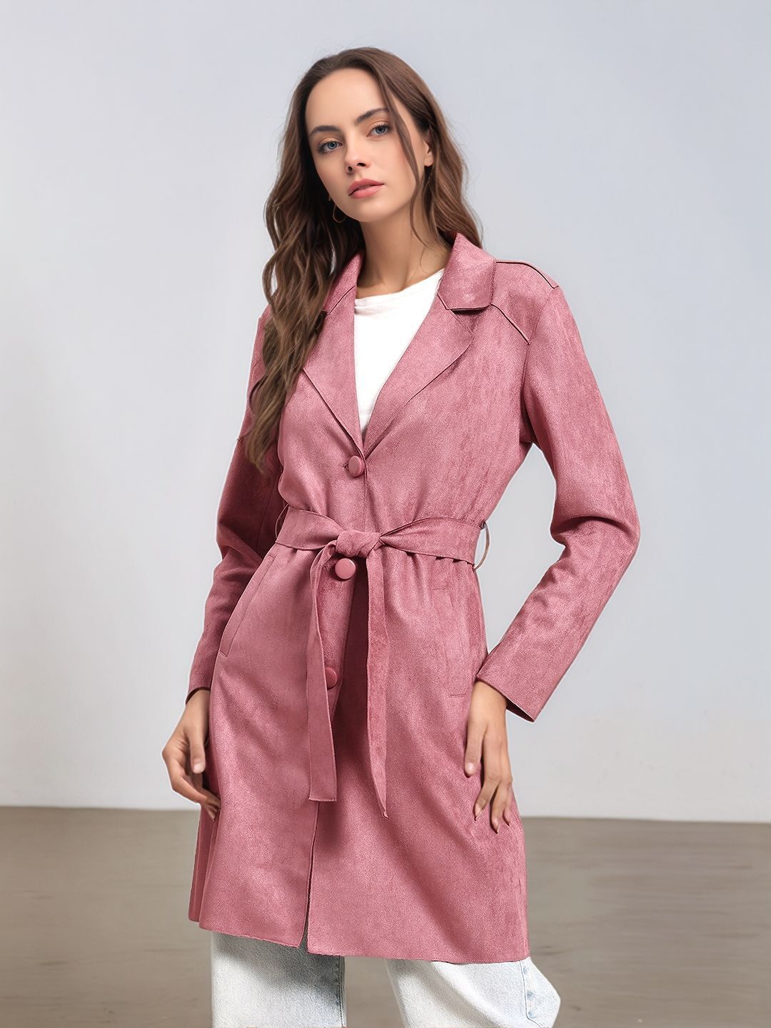 all about you Wool Solid Coat For Women-picture-20