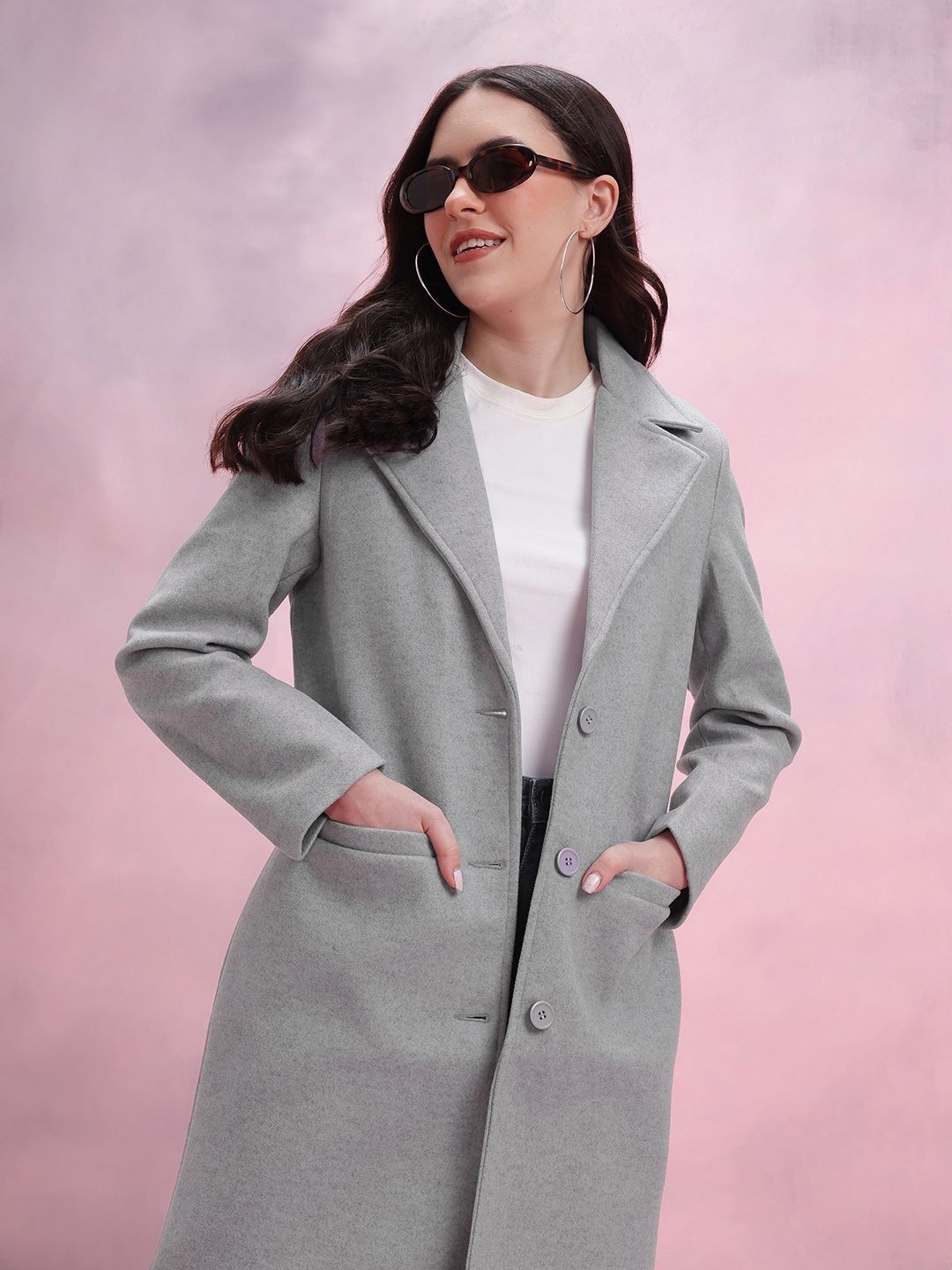 dressberry Polyester Coat For Women-picture-1