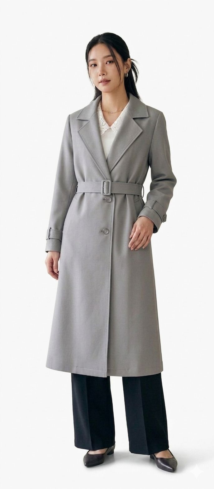 kulanza Poly viscos Solid Coat For Women-picture-10