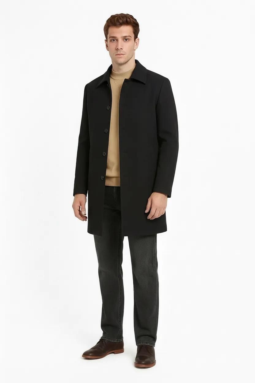 mettle Suede Coat For Men-picture-11
