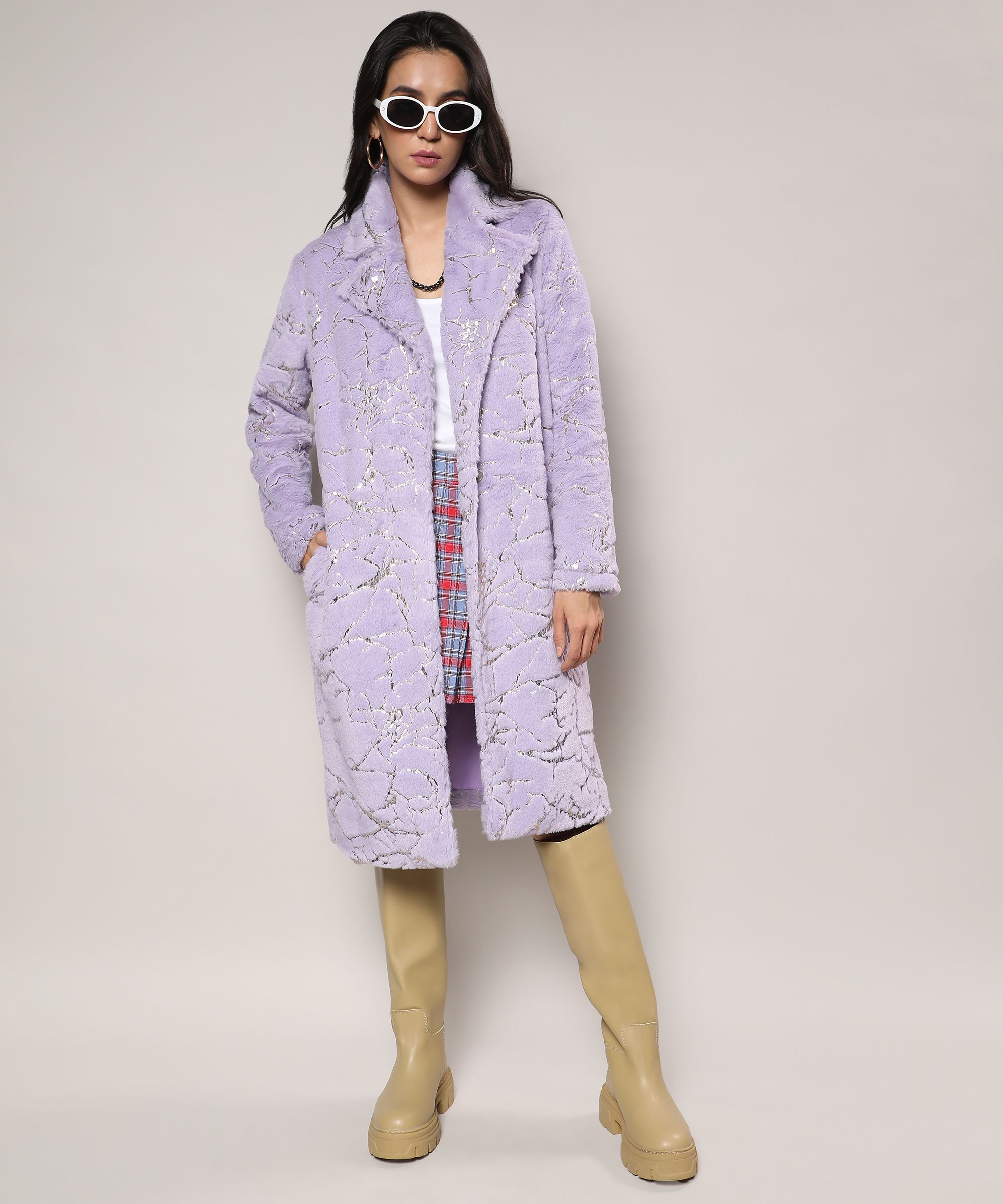 pinacolada Polyester Self Design Coat For Women-picture-36