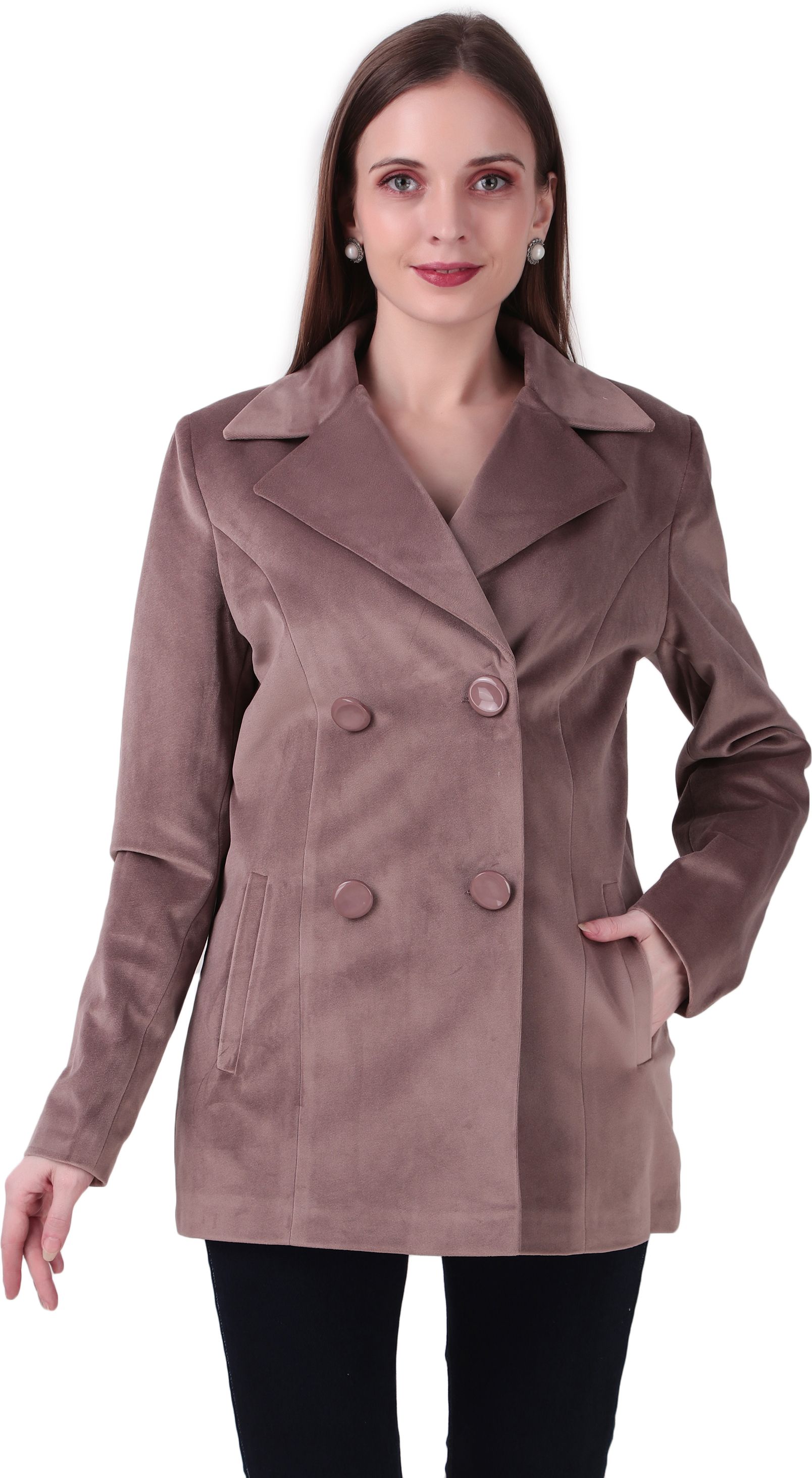 emiranza fashion WOOL BLEND Solid Coat For Women-picture-16