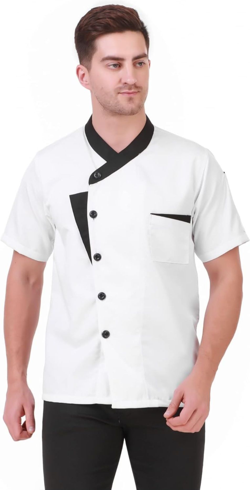 cotton blend Solid Coat For Men