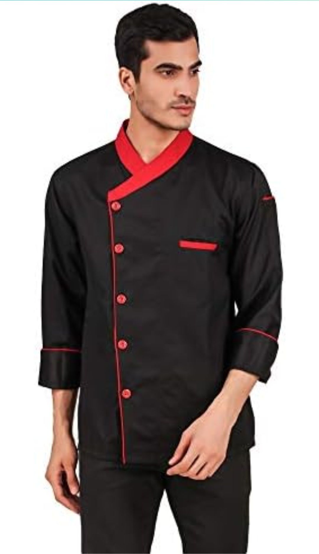 Cotton blend Solid Coat For Men