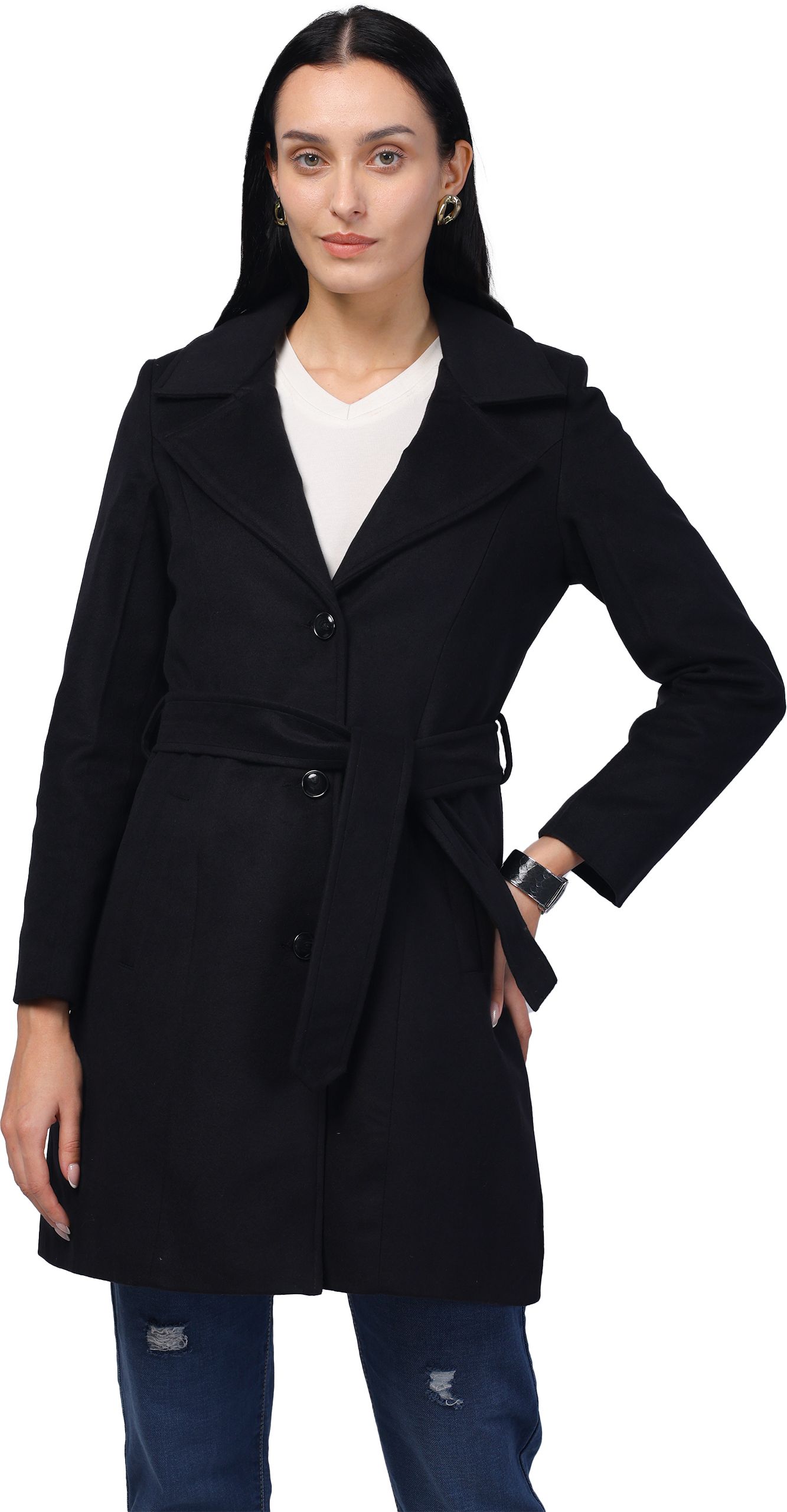 trufit Tweed Coat For Women-picture-15