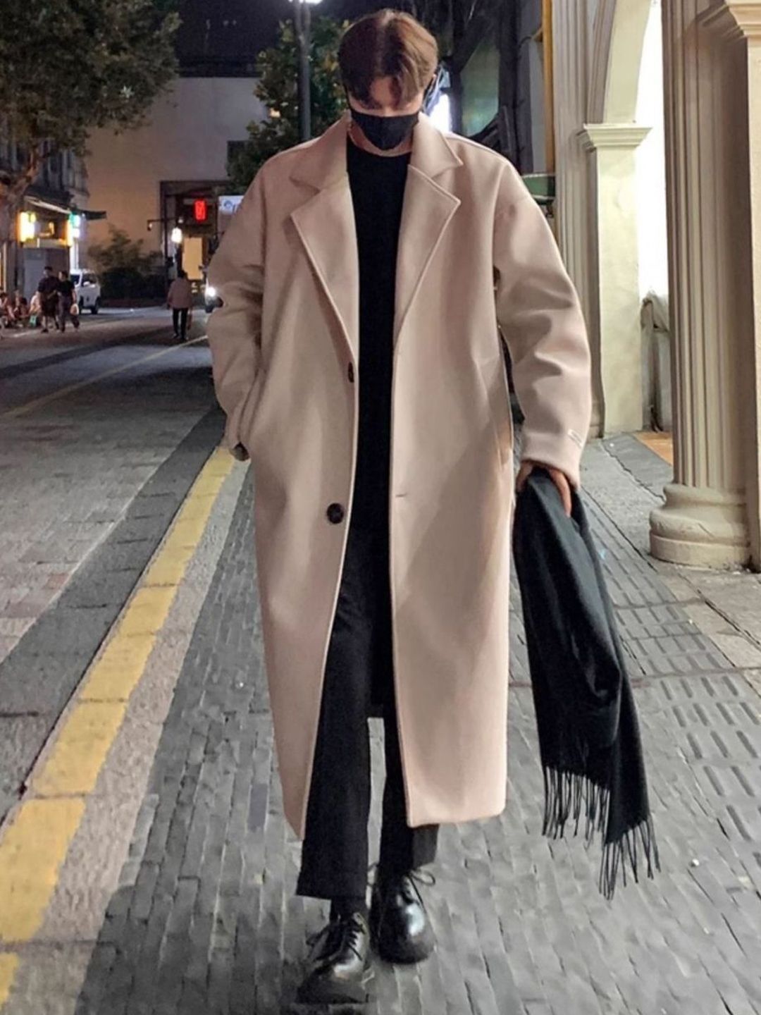 here&now Polyester Coat For Men-picture-14