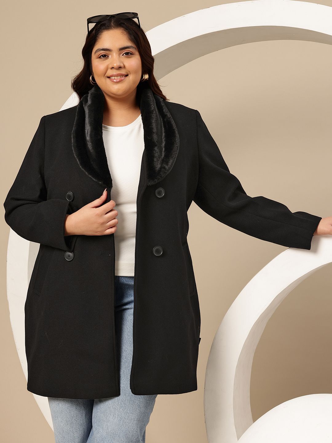 Polyester Coat For Women-image-4